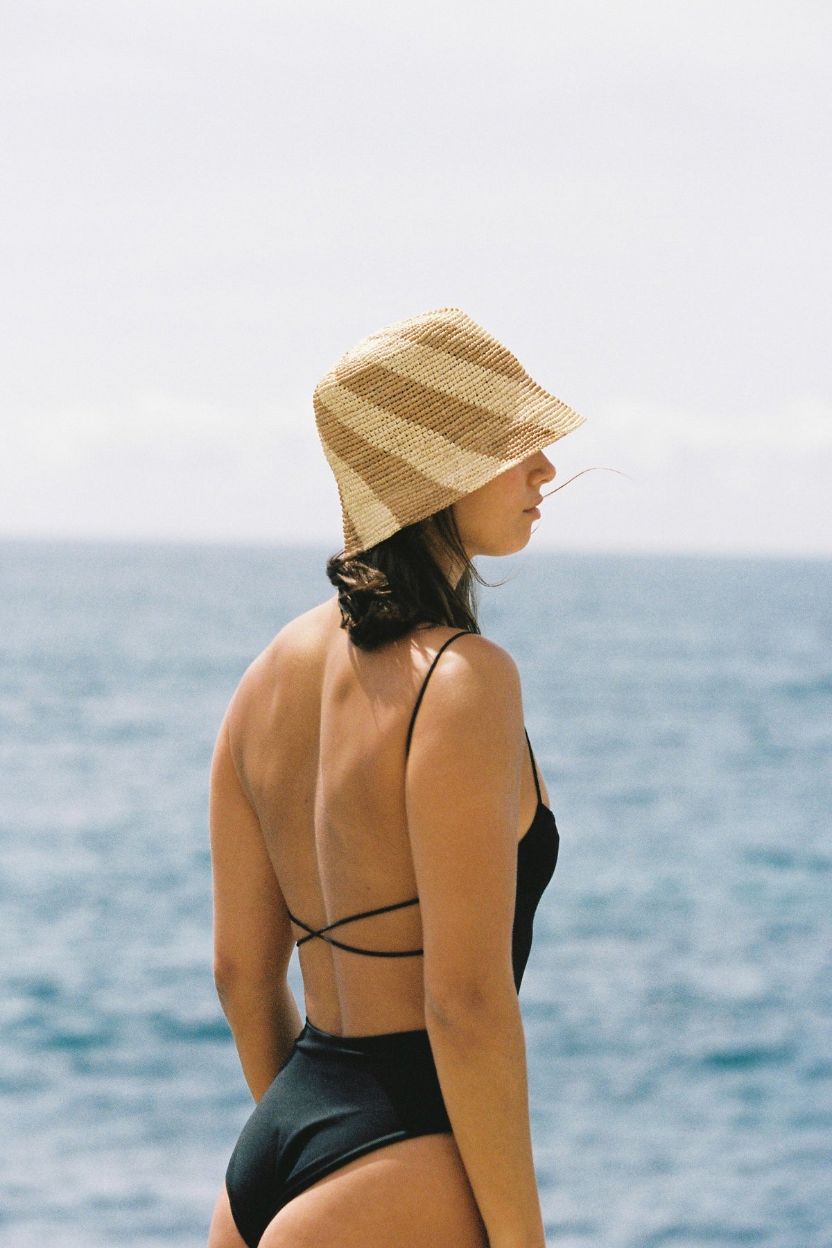 Cyla Bucket Hat | Bronze &amp; Natural