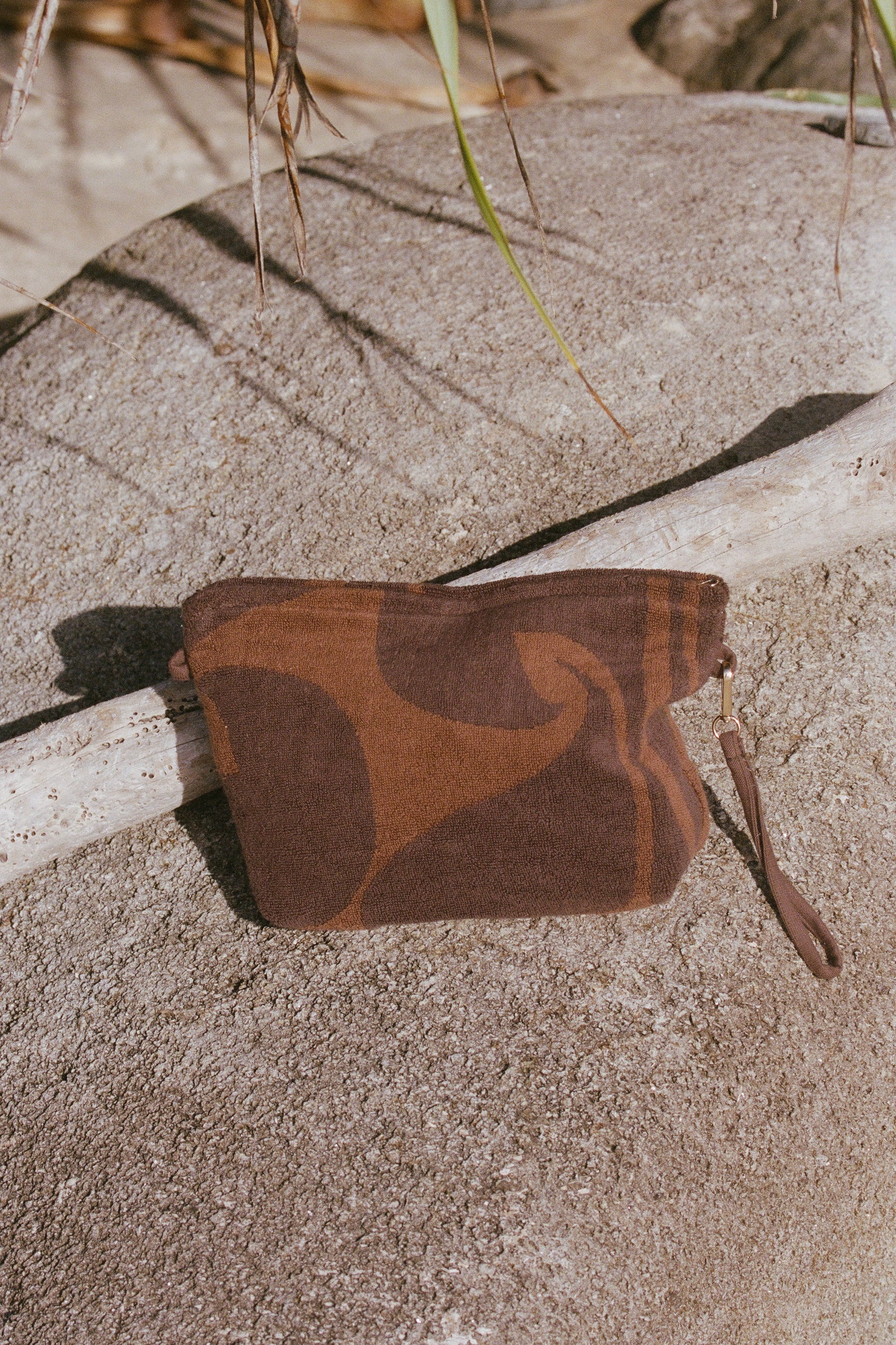 Towelling Pouch | Wave Umber