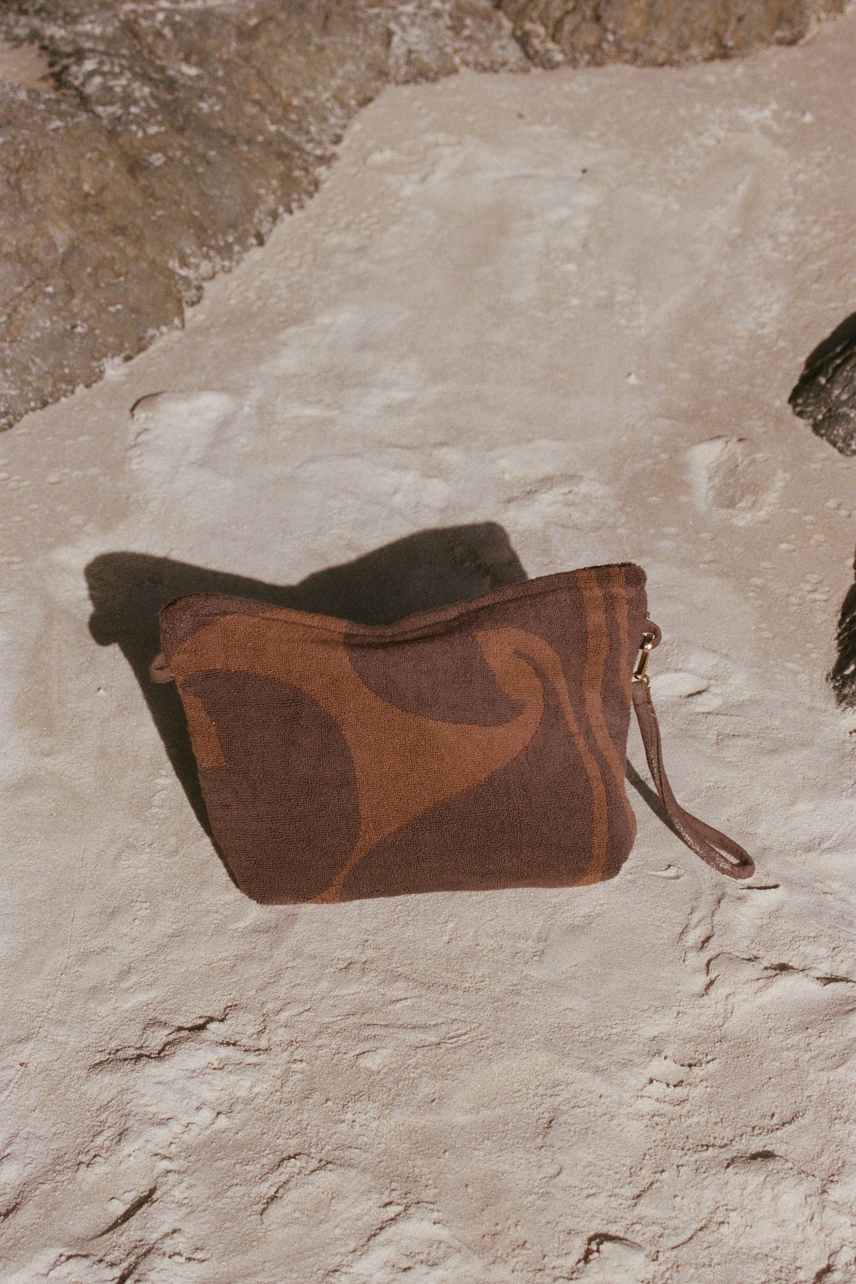 Towelling Pouch | Wave Umber