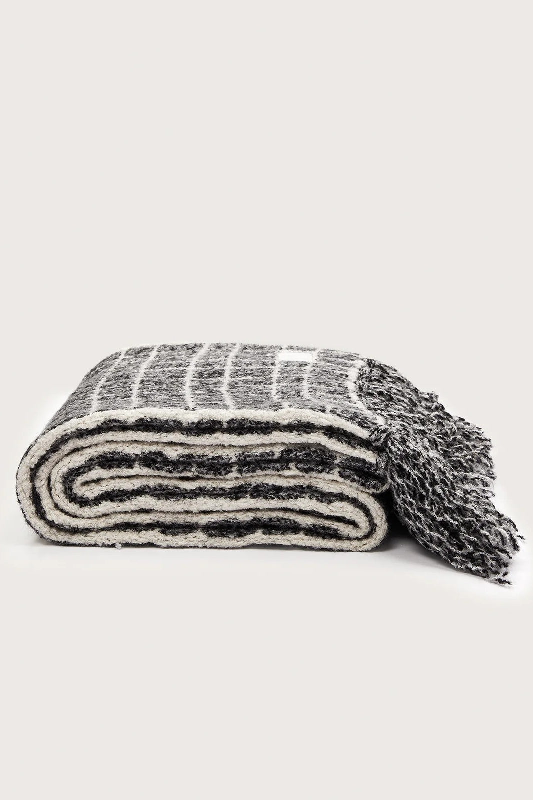 Lindsey Check Knit Scarf