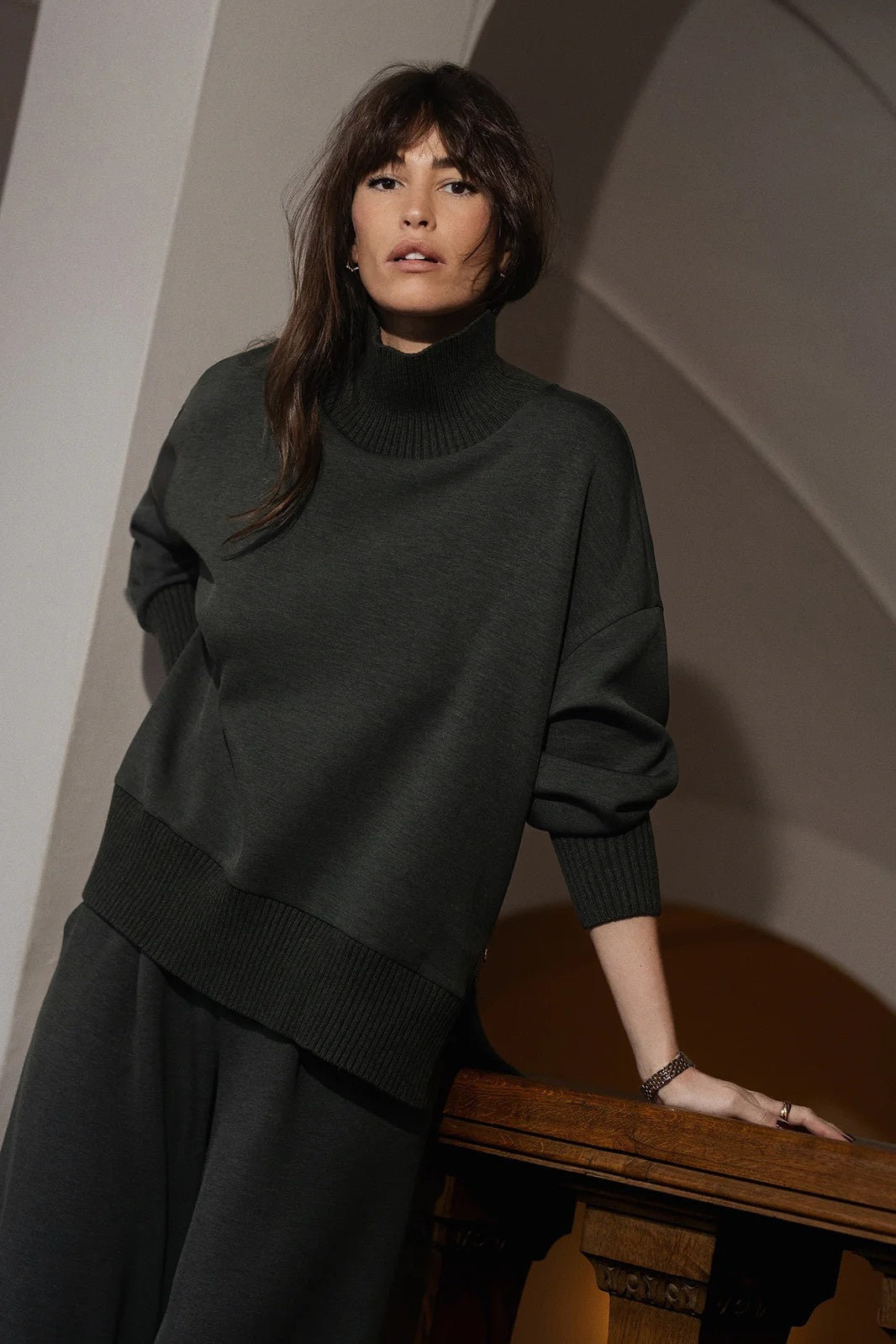 Barker High-Neck Sweat