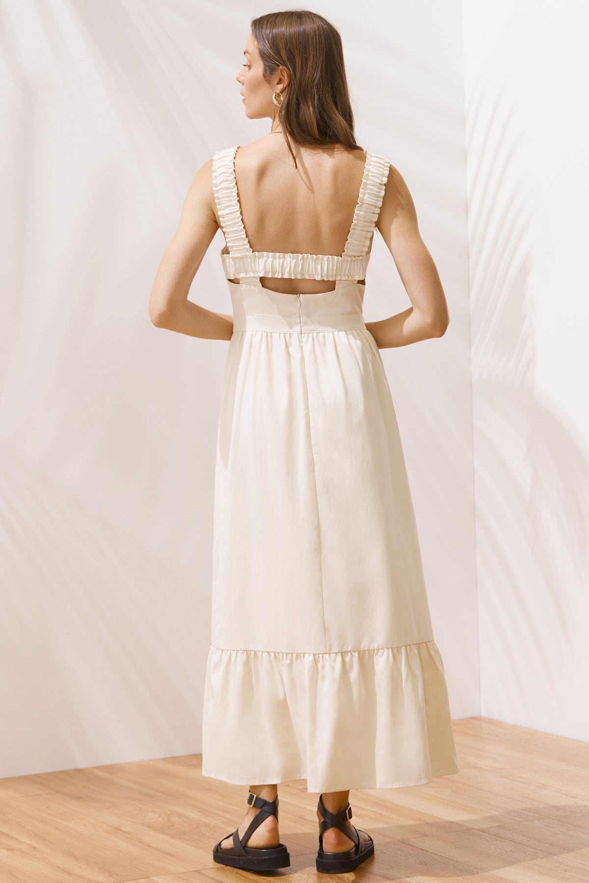 THE ADRIENNE DRESS CLAY | FINAL SALE