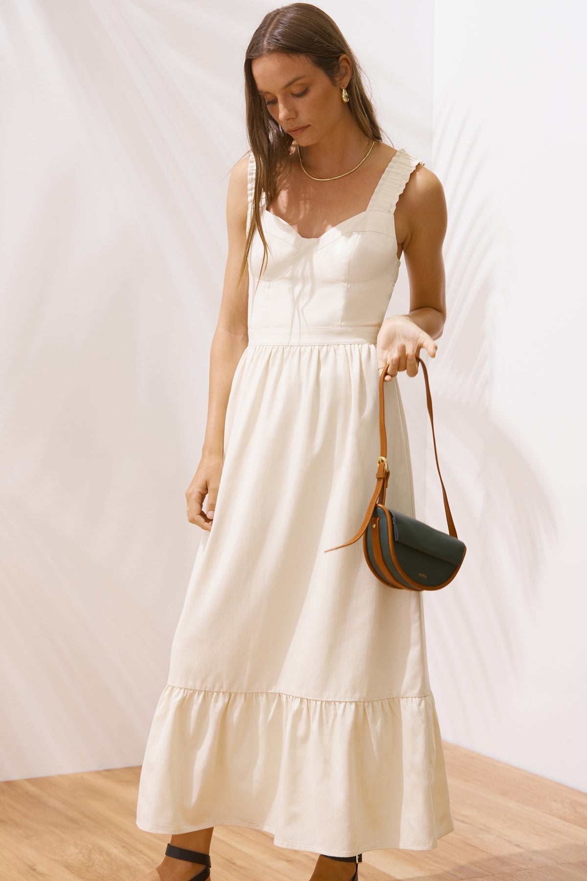 THE ADRIENNE DRESS CLAY | FINAL SALE