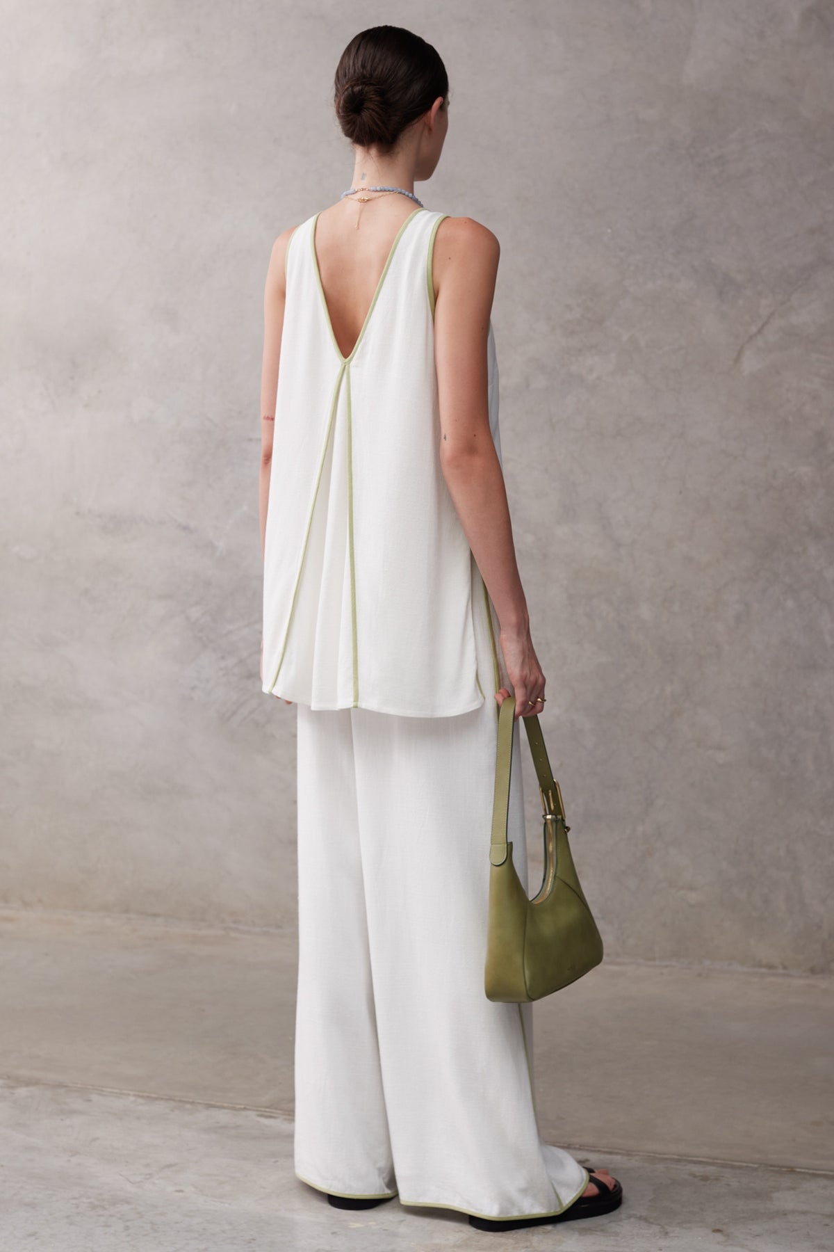 THE ESILA TOP | Creme &amp; Pistasho - FINAL SALE