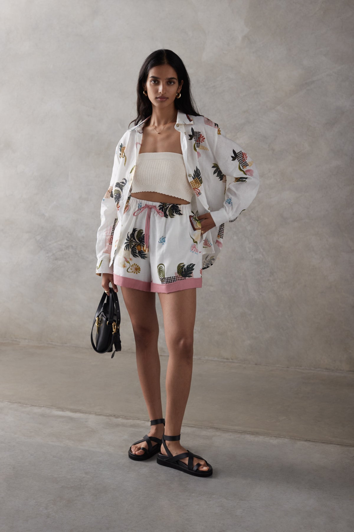 SALMA SHIRT | VALENCIA PRINT - FINAL SALE