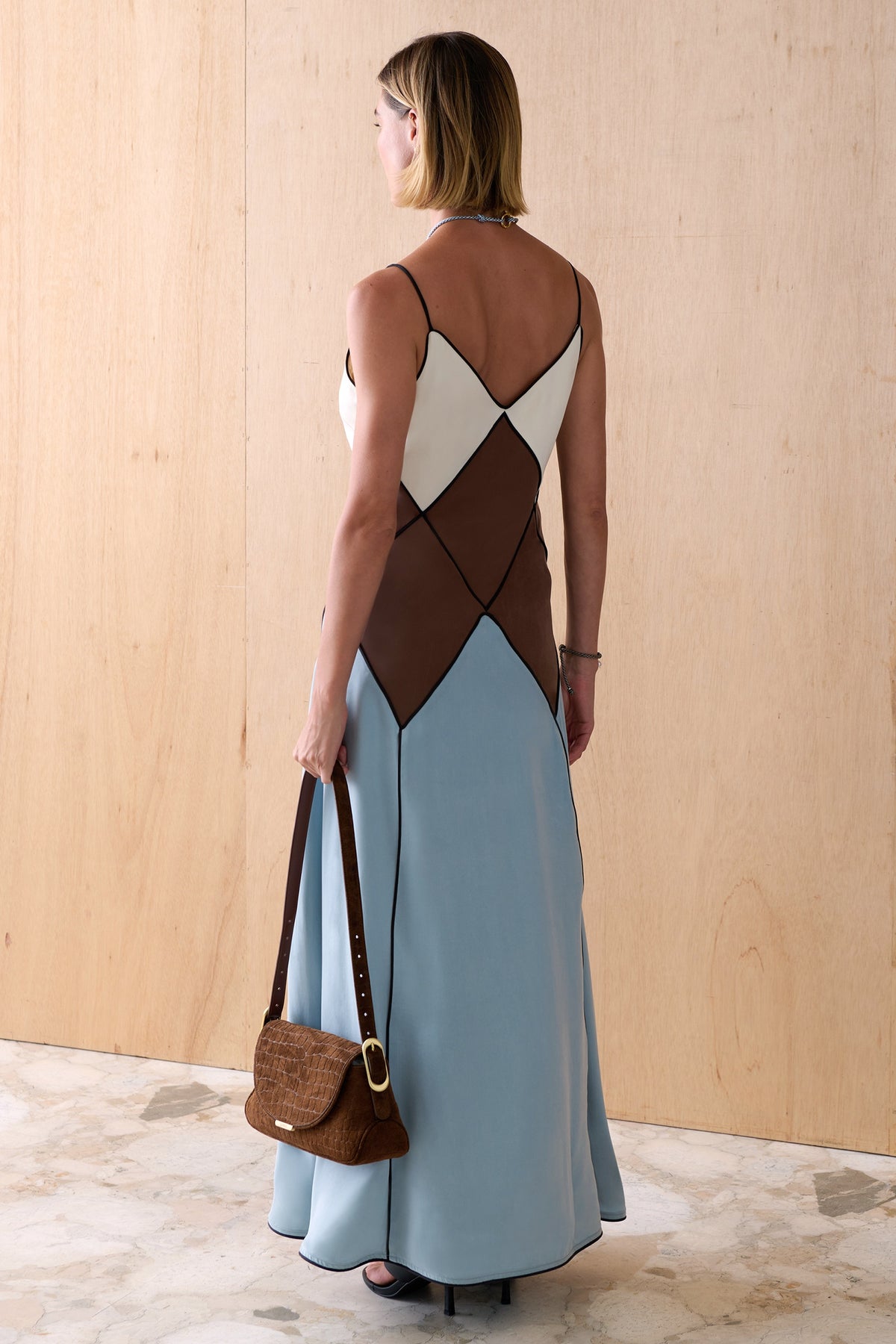 Harper Cupro Dress | Mist