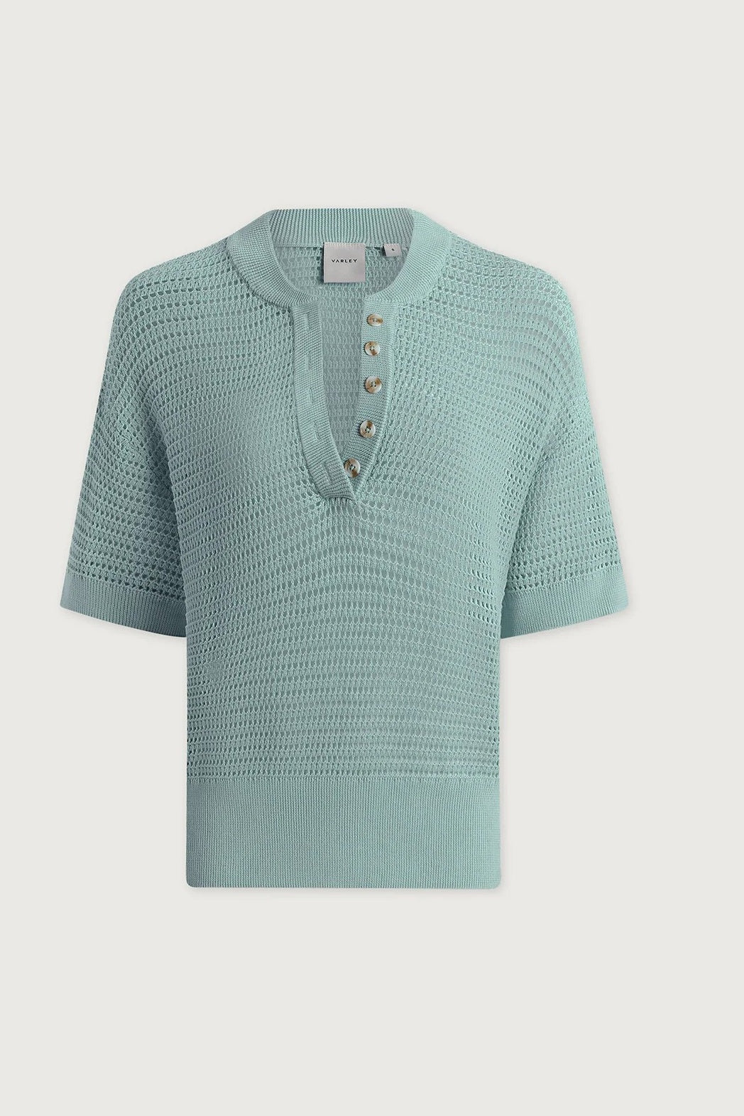 Callie Knit Top | Porcelain Blue