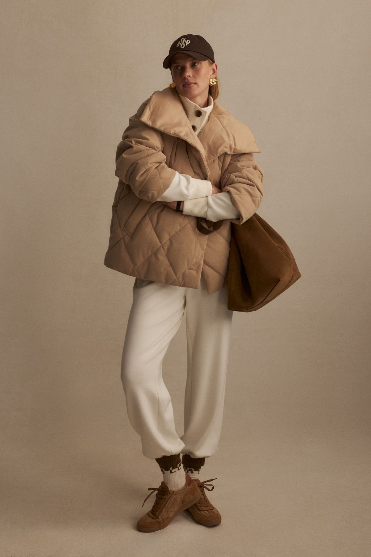 Evren Short Quilted Coat