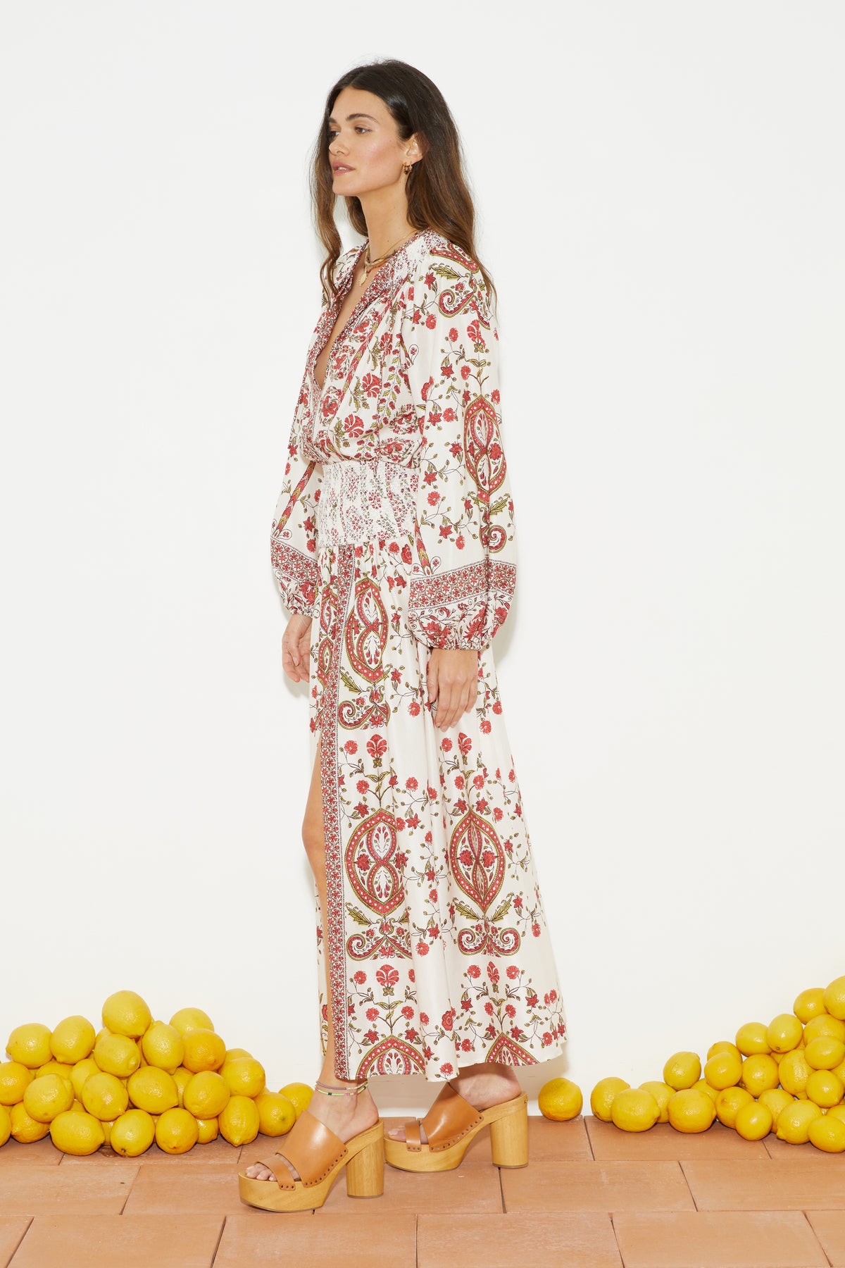 Ceres Shirred Maxi Dress | FINAL SALE