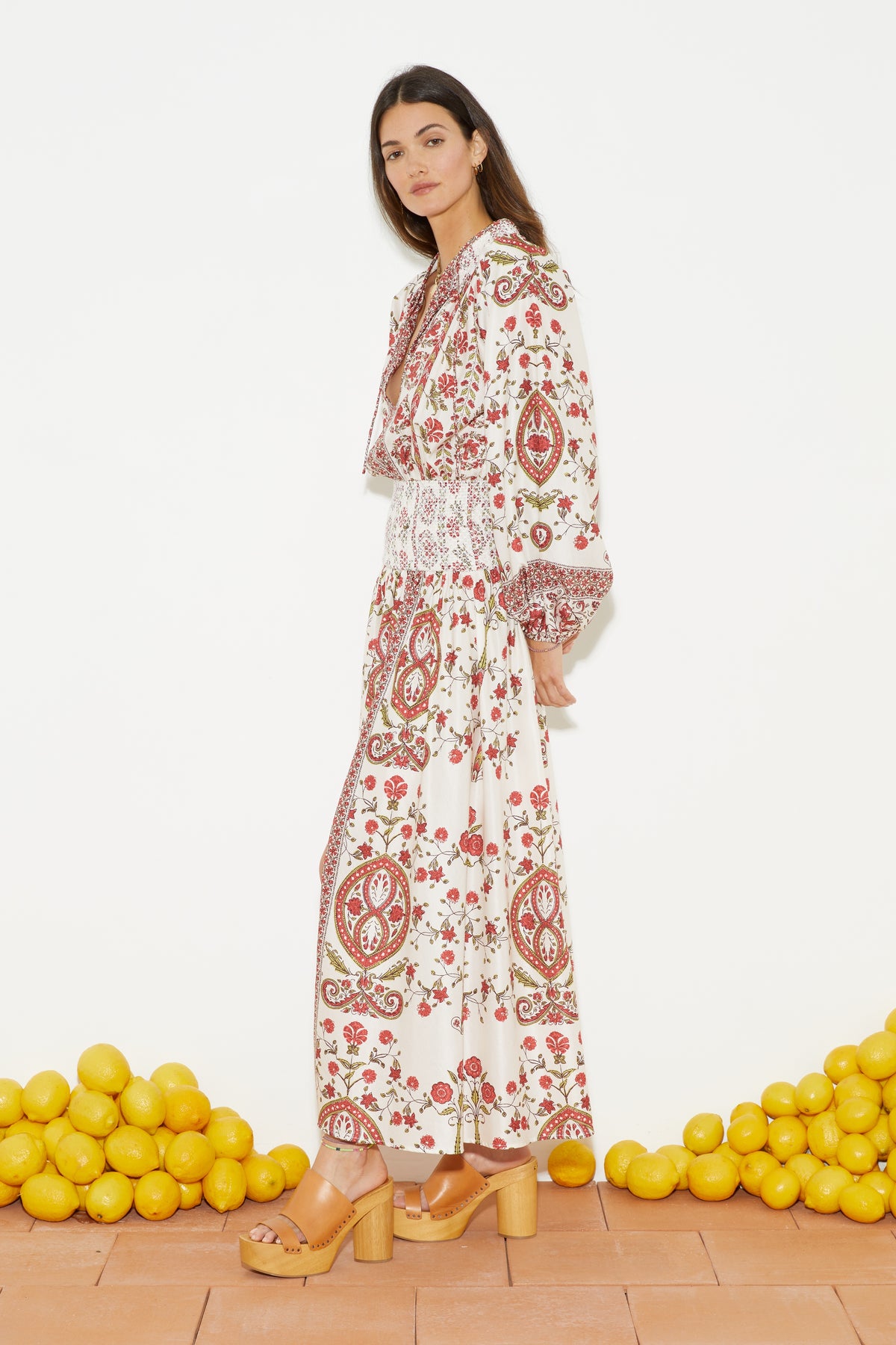 Ceres Shirred Maxi Dress | FINAL SALE