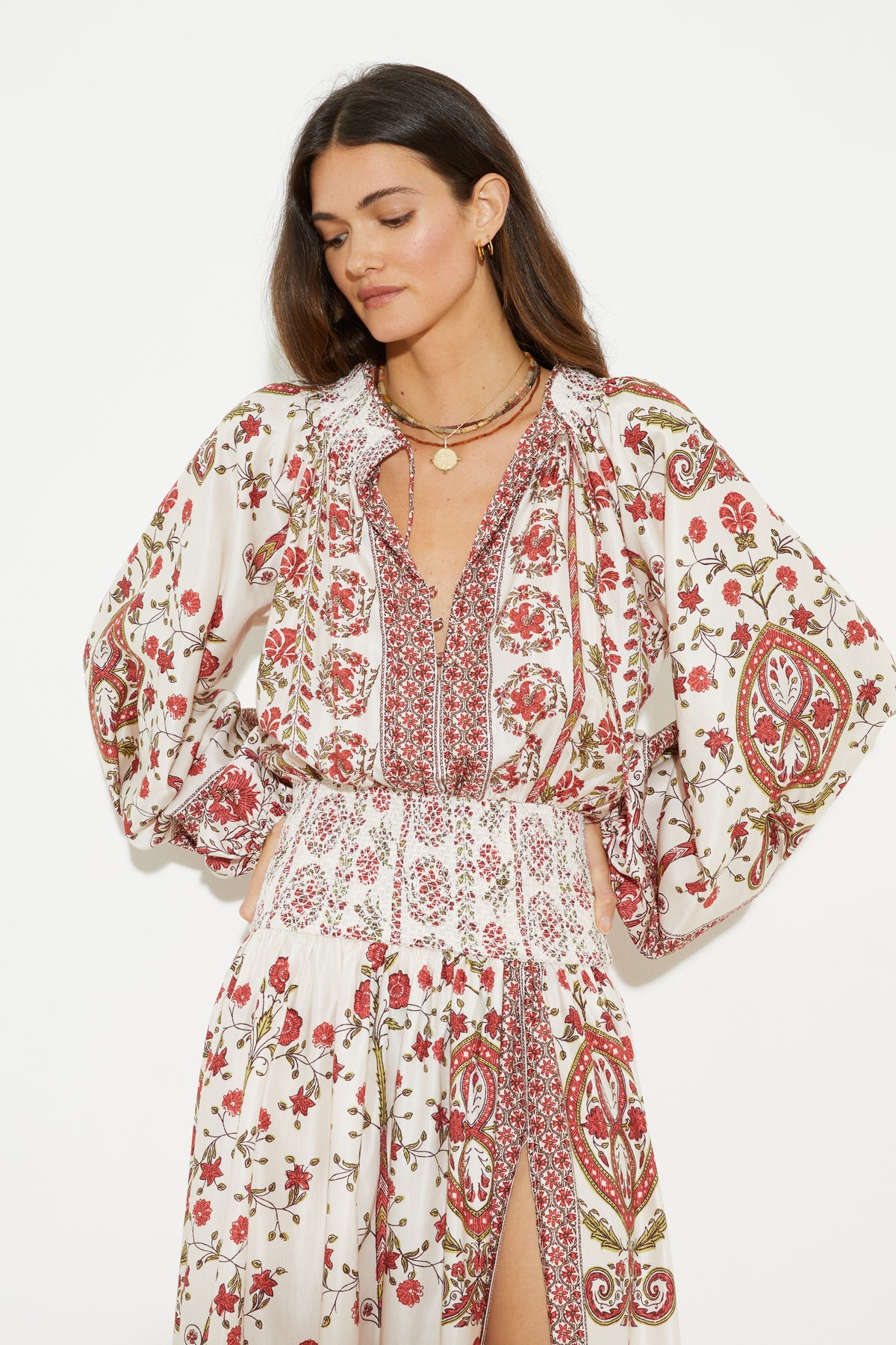 Ceres Shirred Maxi Dress | FINAL SALE