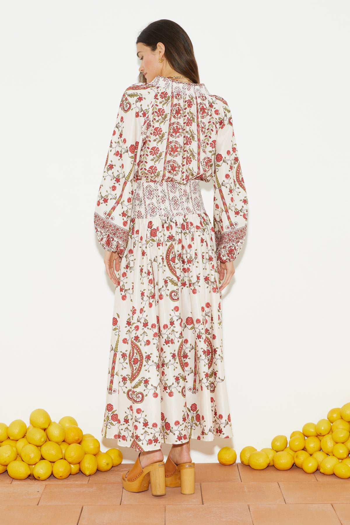 Ceres Shirred Maxi Dress | FINAL SALE