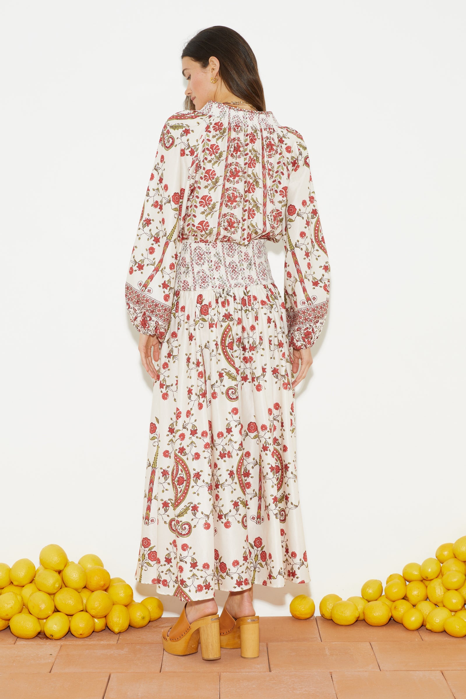 Ceres Shirred Maxi Dress | FINAL SALE