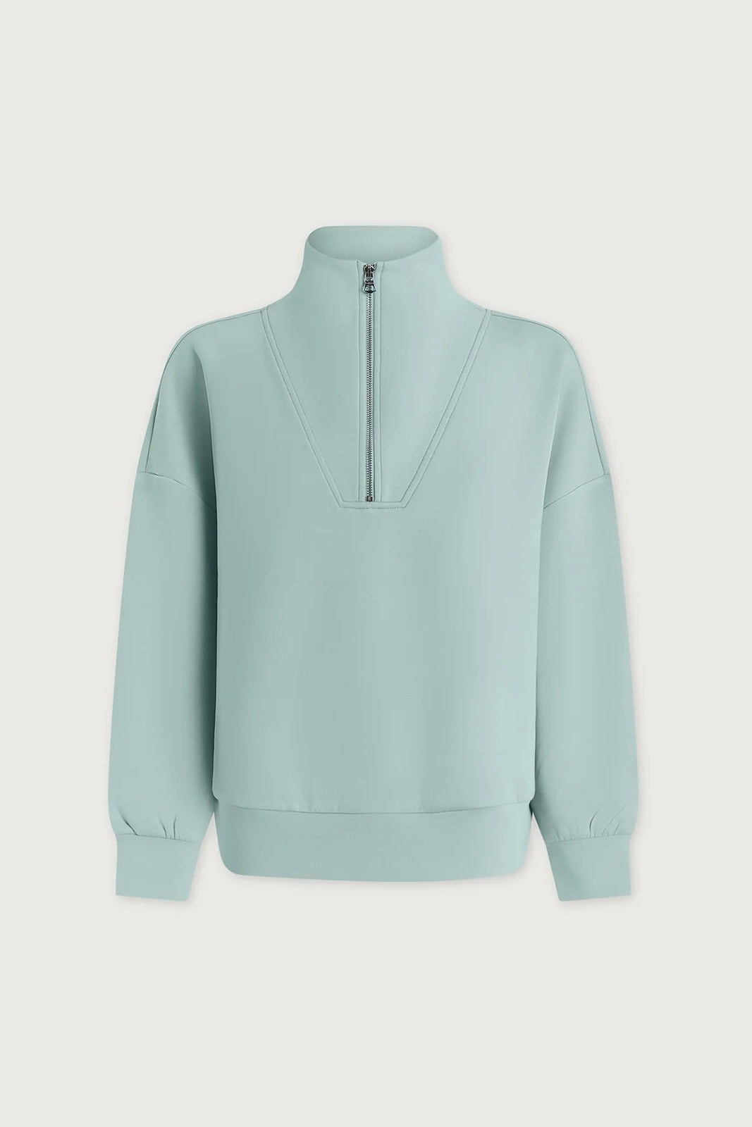 Hawley Half-Zip Sweat | Porcelain Blue