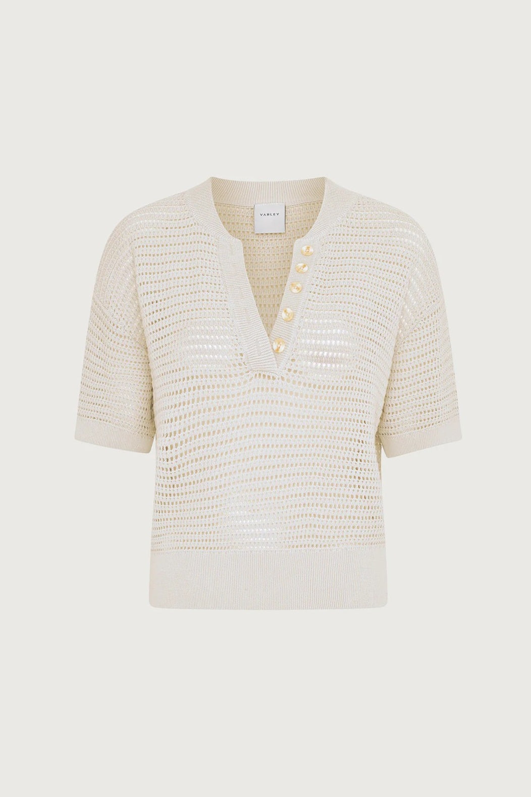 Callie Knit Top | Egret