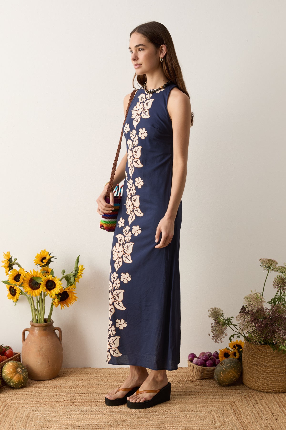 Palmetto Column Maxi Dress