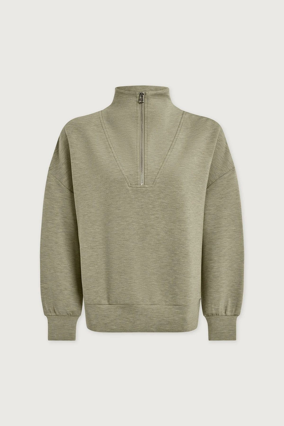 Hawley Half-Zip Sweat | Shadow Marl