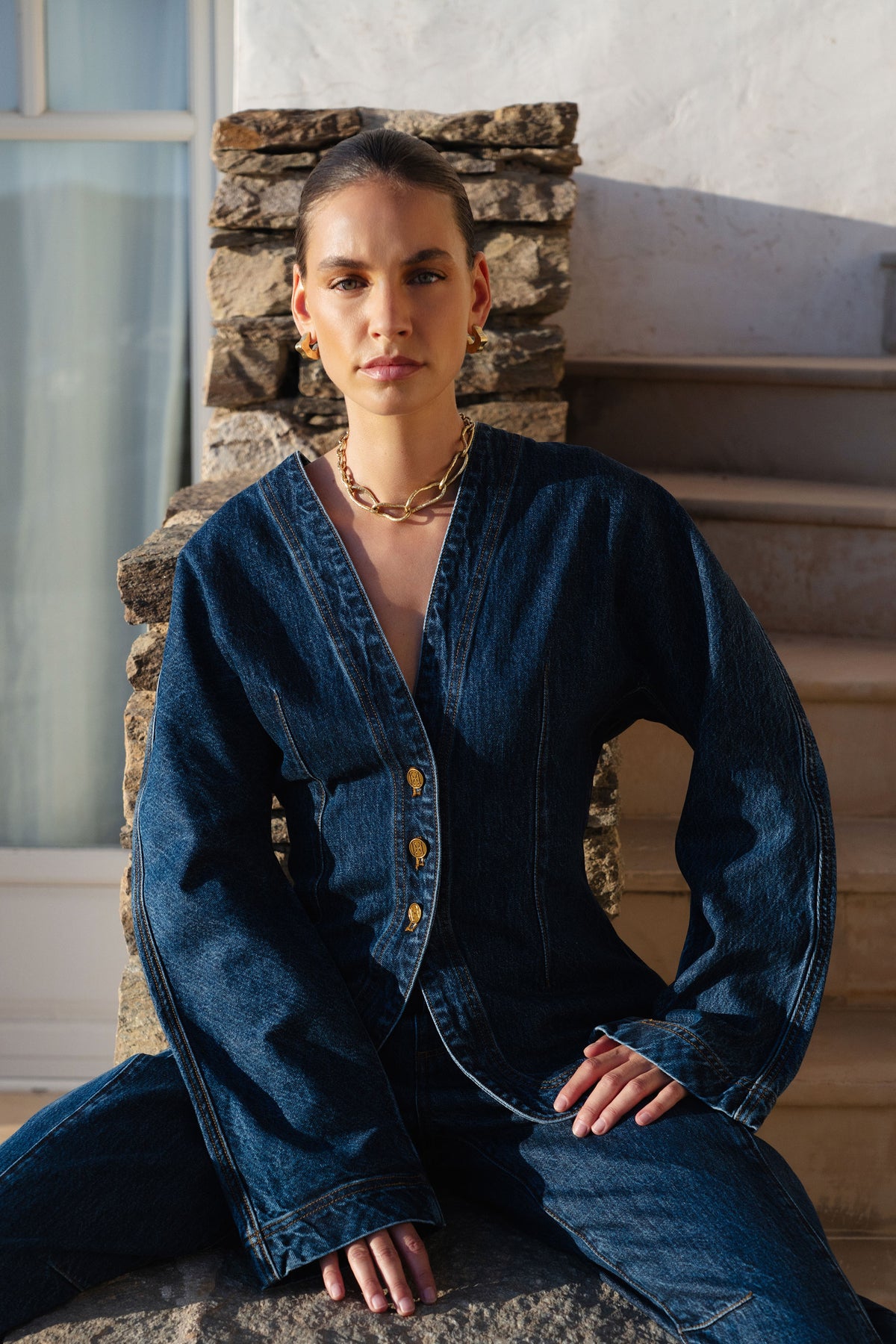 Jessica Denim Barrel Jacket