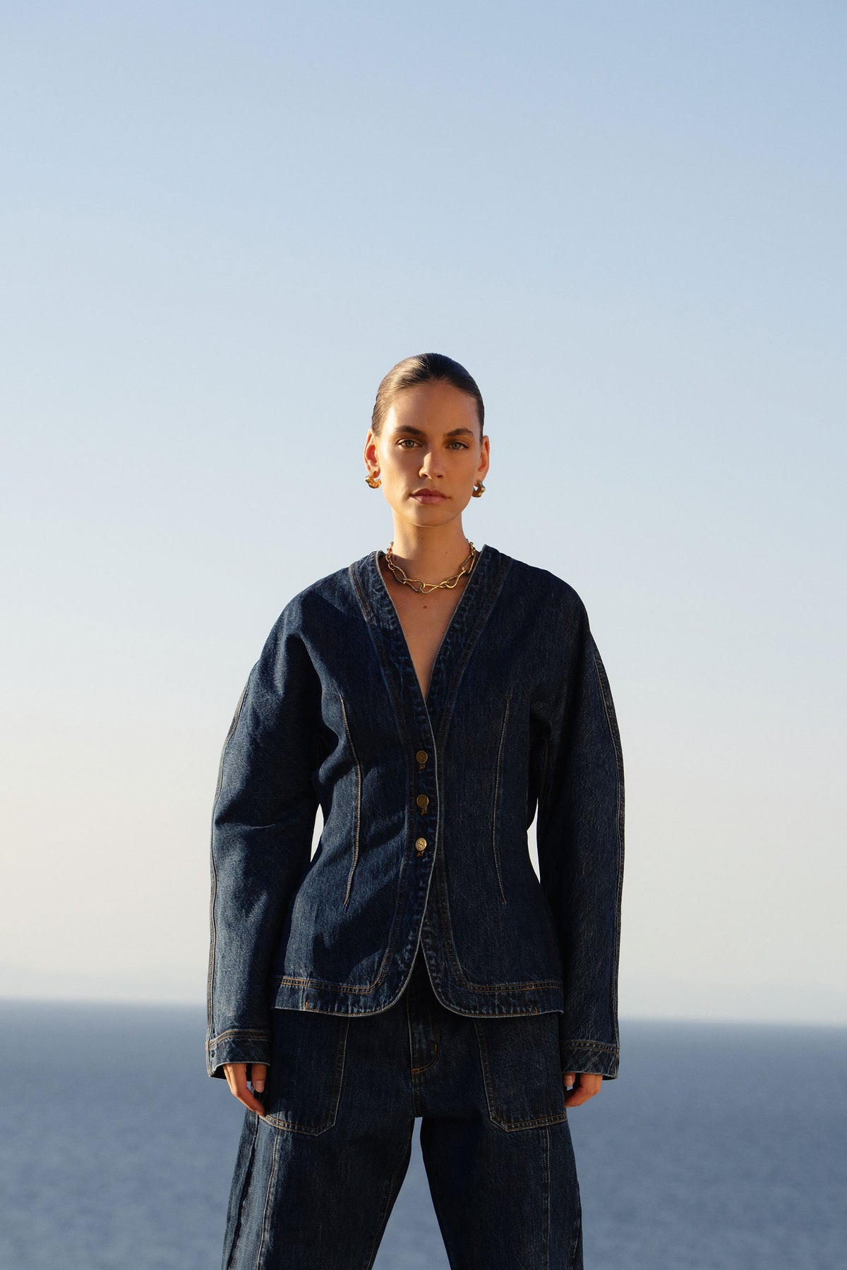 Jessica Denim Barrel Jacket