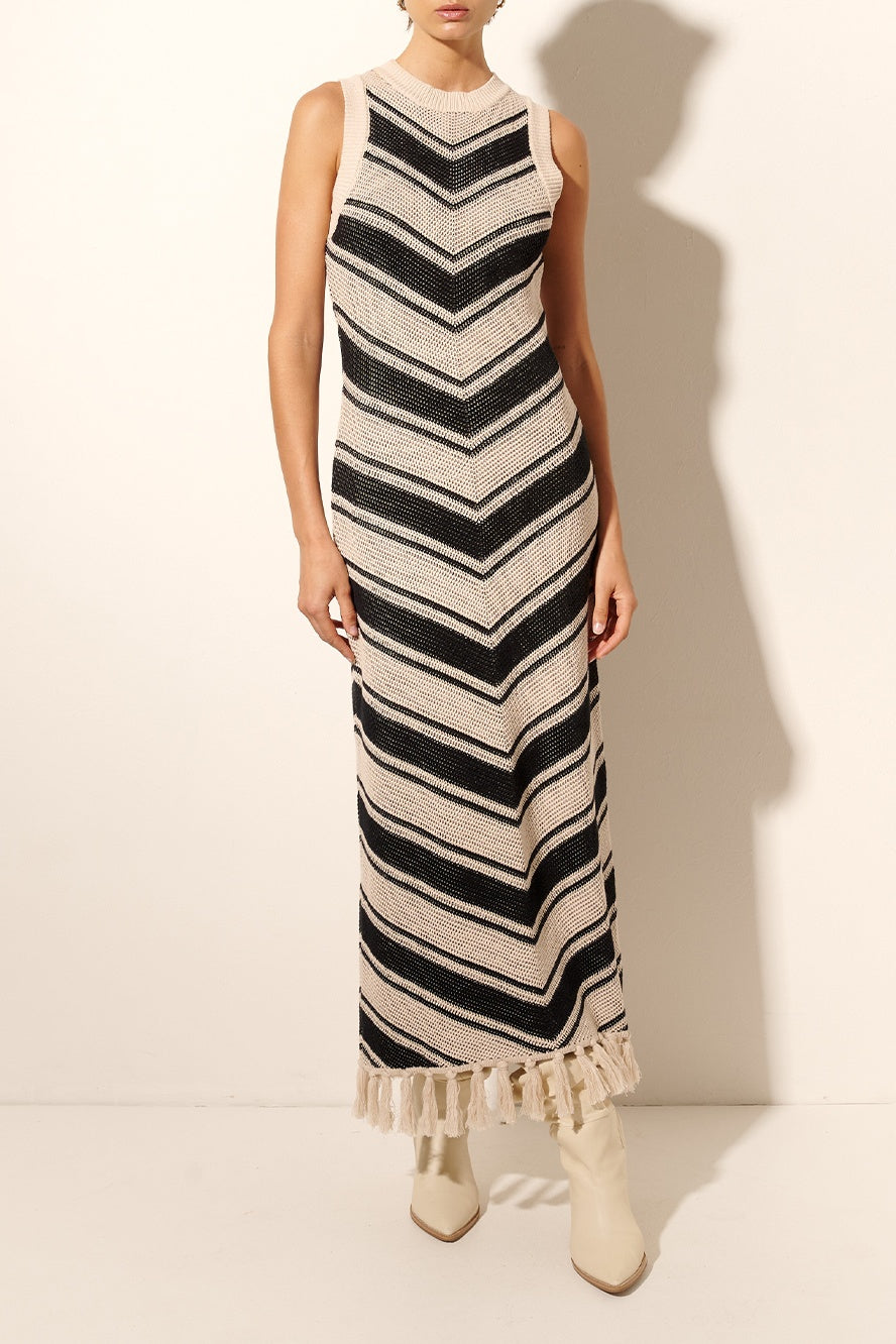 Anita Knit Stripe Midi Dress - FINAL SALE