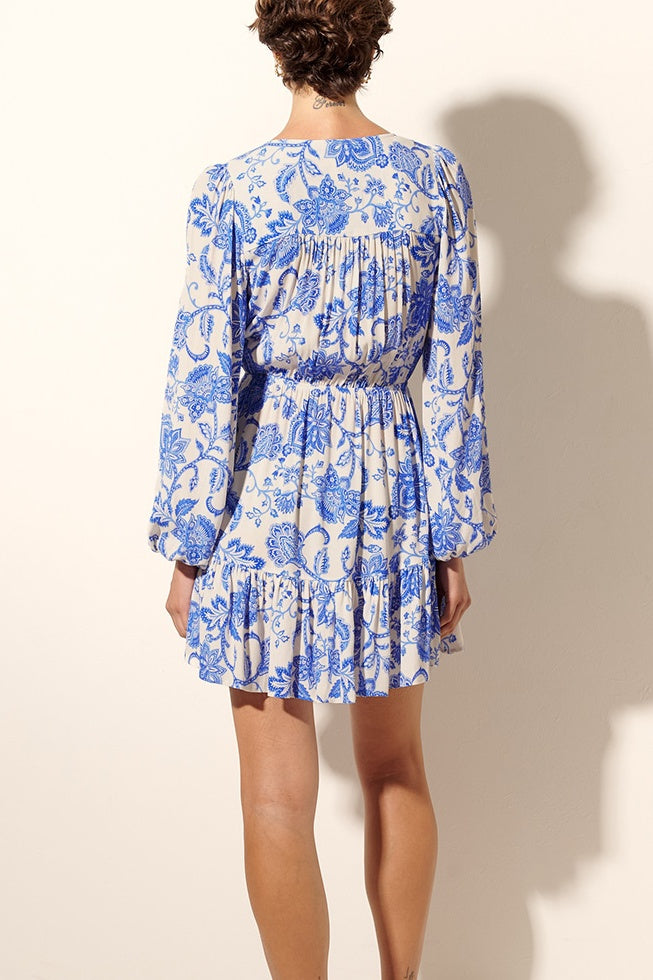 Athena Tie Front Mini Dress - FINAL SALE