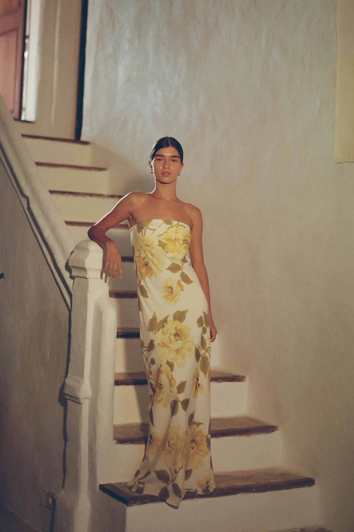 Draped Maxi Dress | Clair De Lune