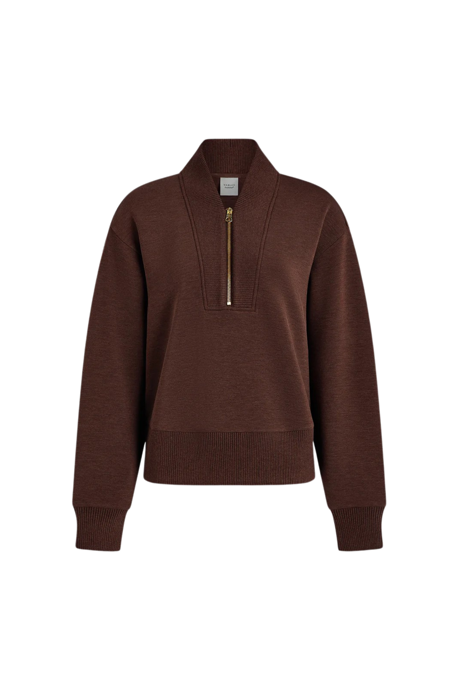 Sally Half-Zip Sweat Coffee Bean Marl