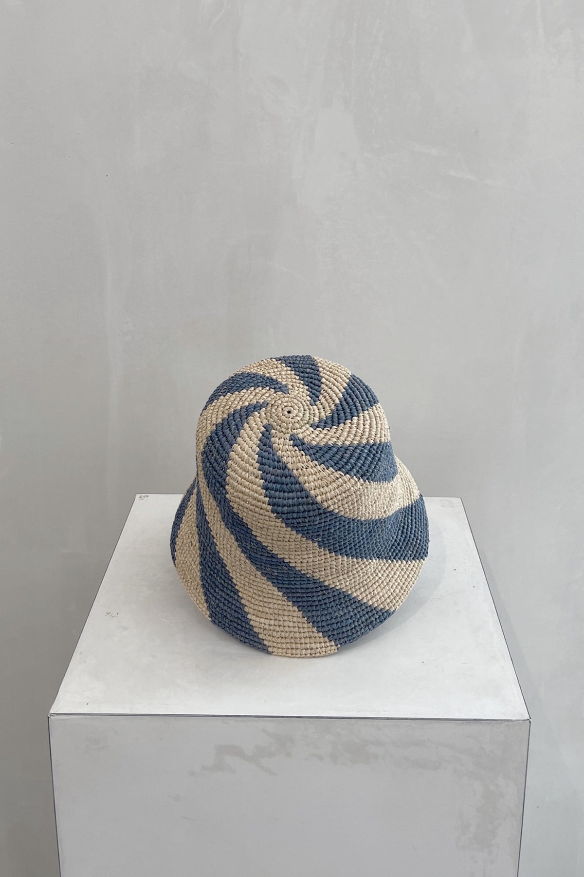 Cyla Bucket Hat |Blue &amp; Natural