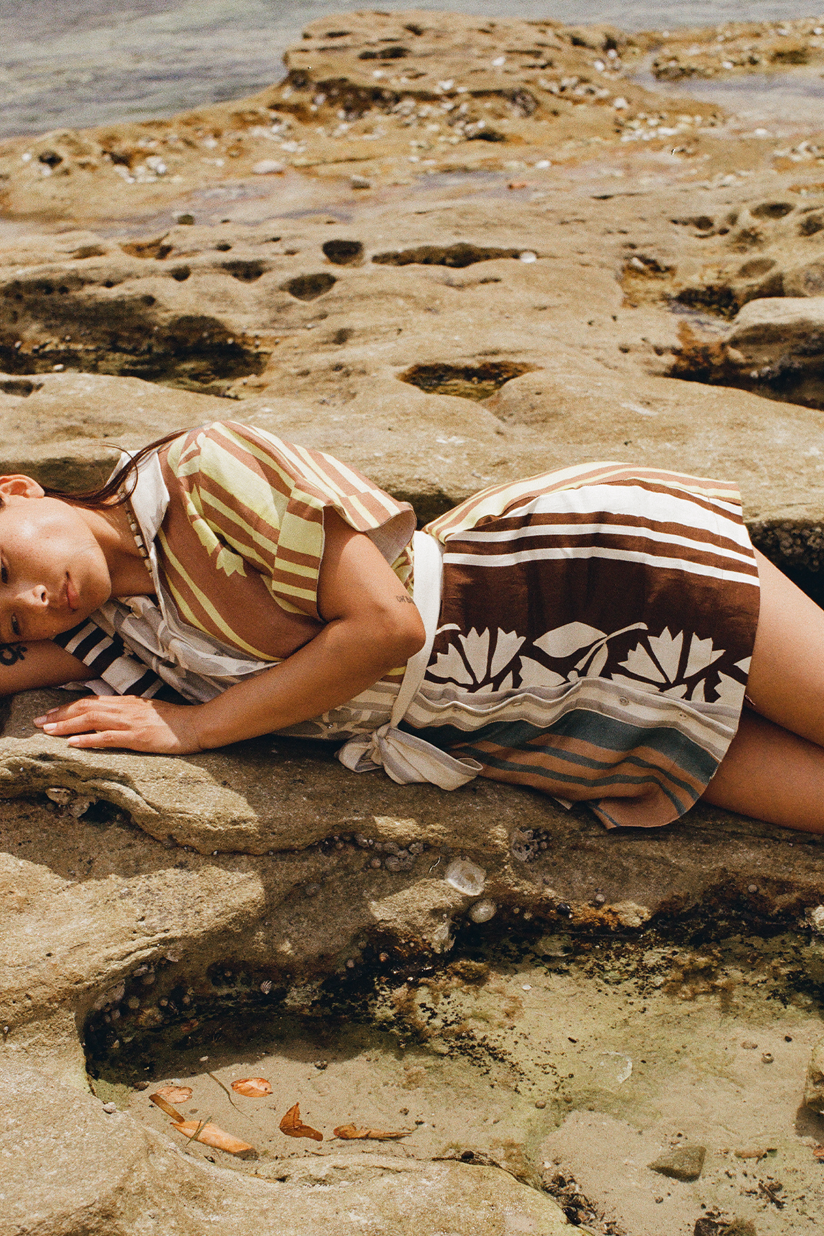 Brodie Mini Dress Clove Patch | FINAL SALE