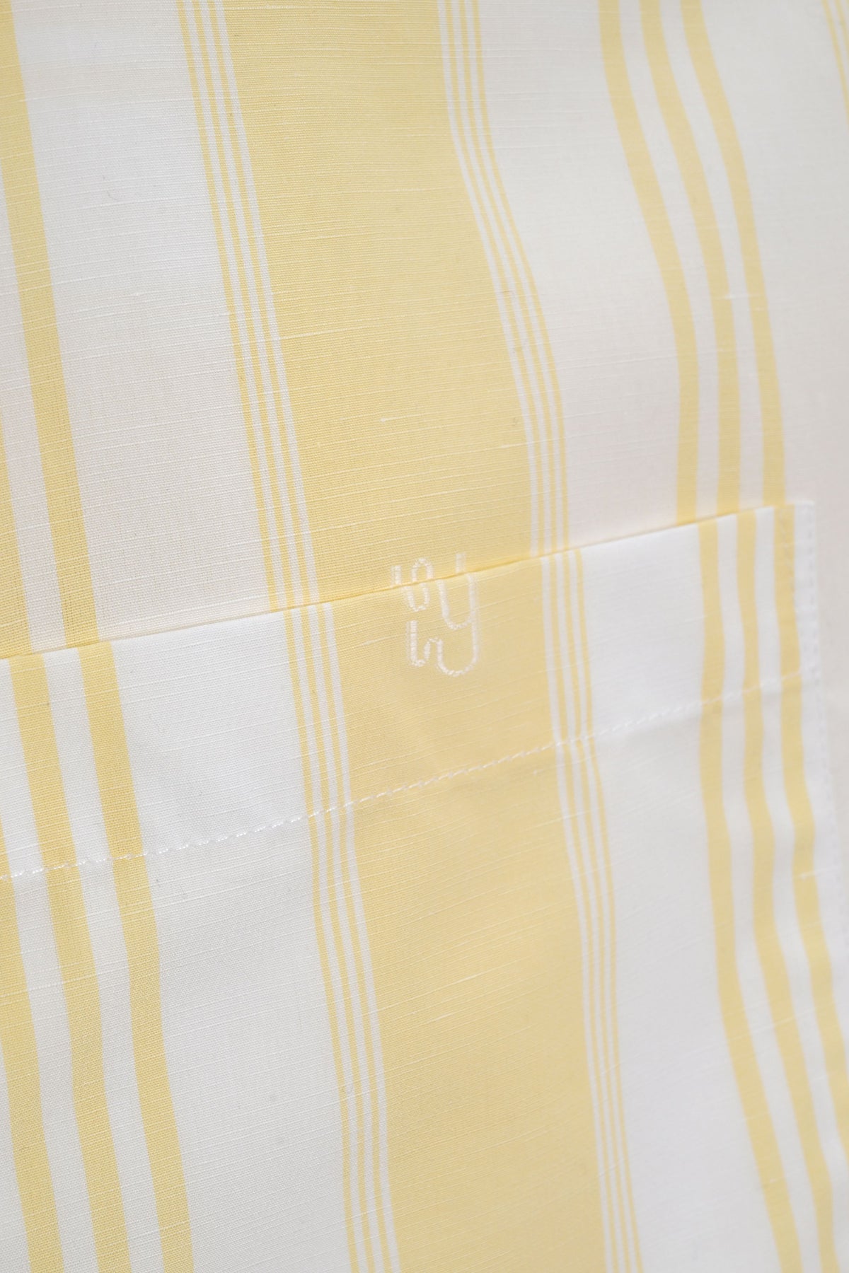 PALMA Shirt | Bespoke Yellow Stripe Cotton Shirt