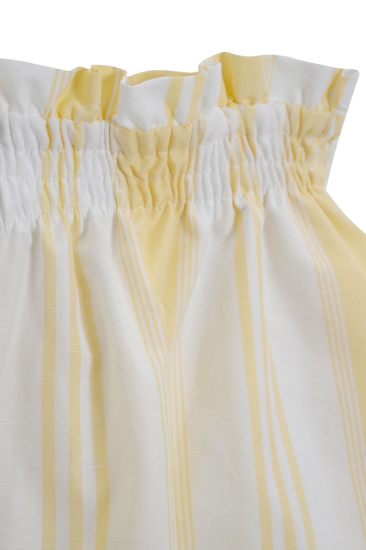 PALMA Shorts | Bespoke Yellow Stripe Cotton Short