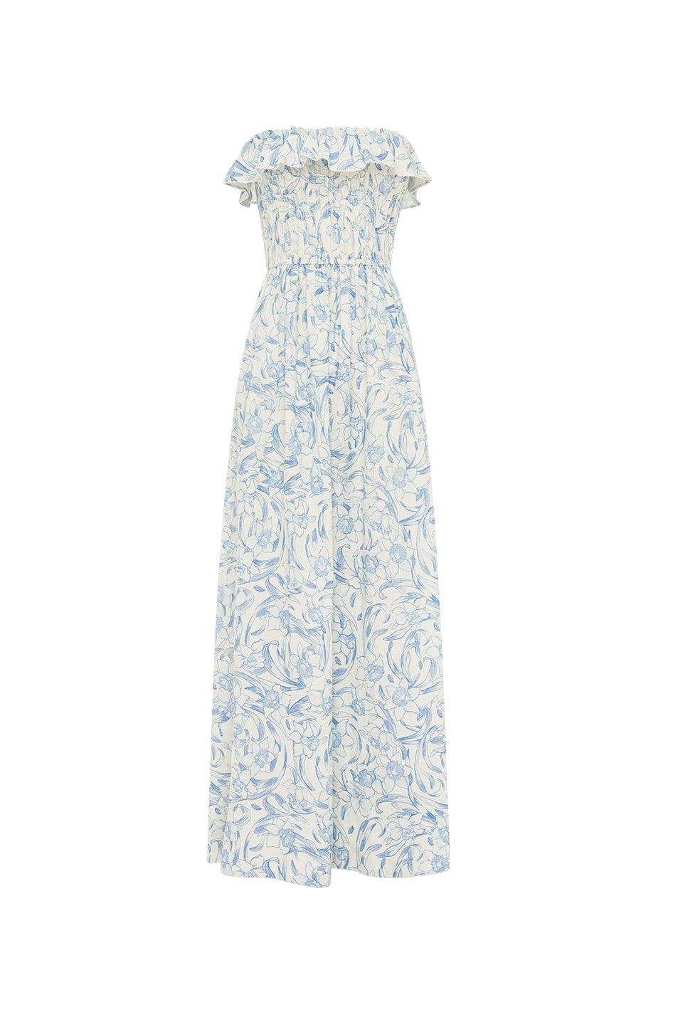 Shirred Midi Dress Daffodil - FINAL SALE