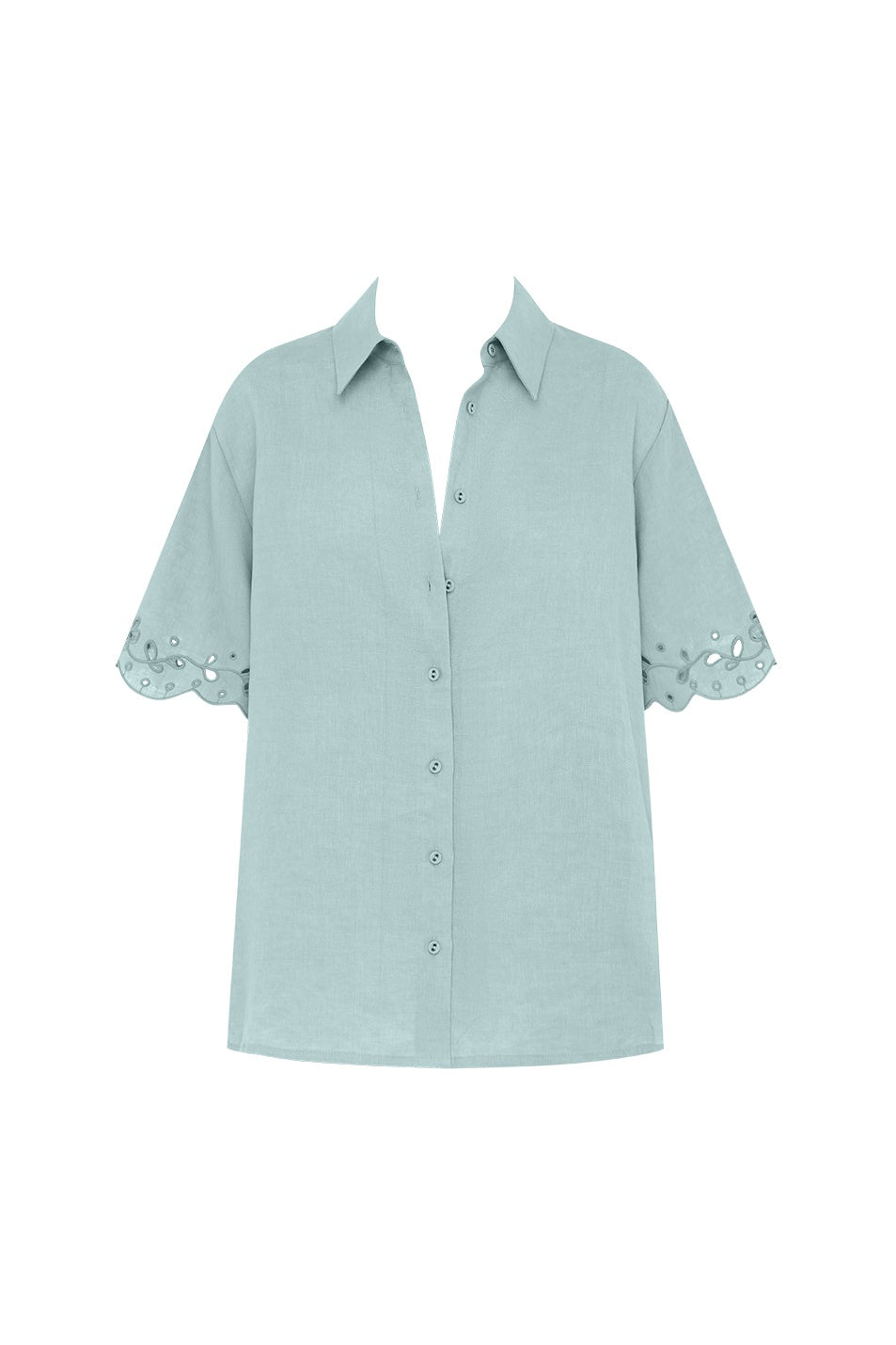 Memoir Shirt | Dusty Blue - FINAL SALE