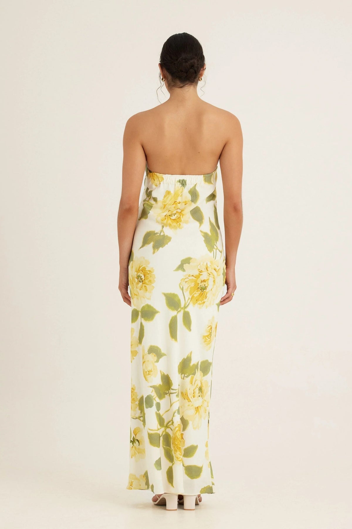 Draped Maxi Dress | Clair De Lune