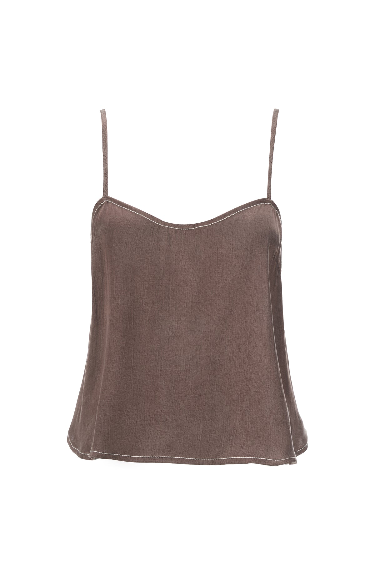 Rylen Cupro Top | Truffle