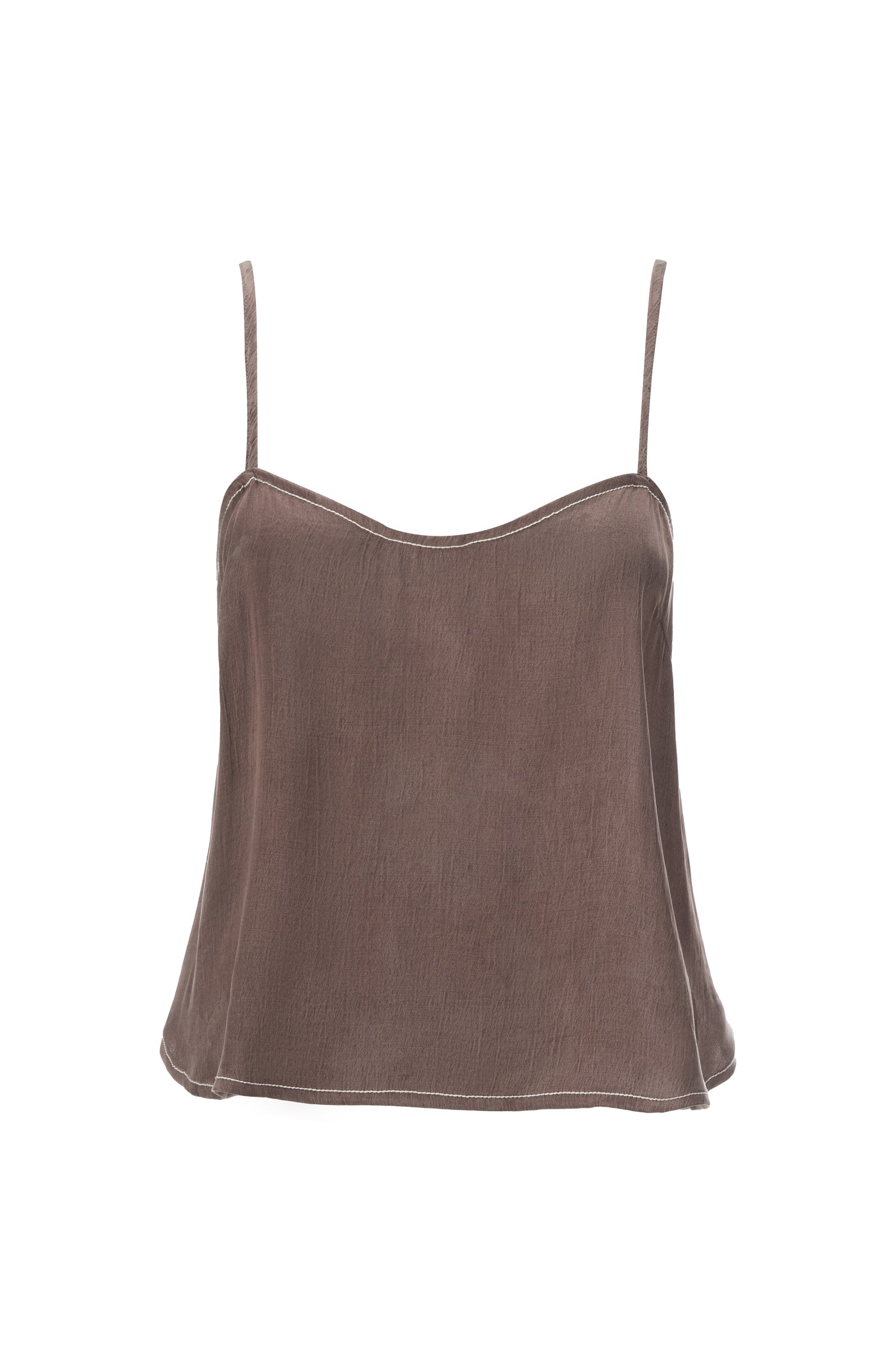 Rylen Cupro Top | Truffle