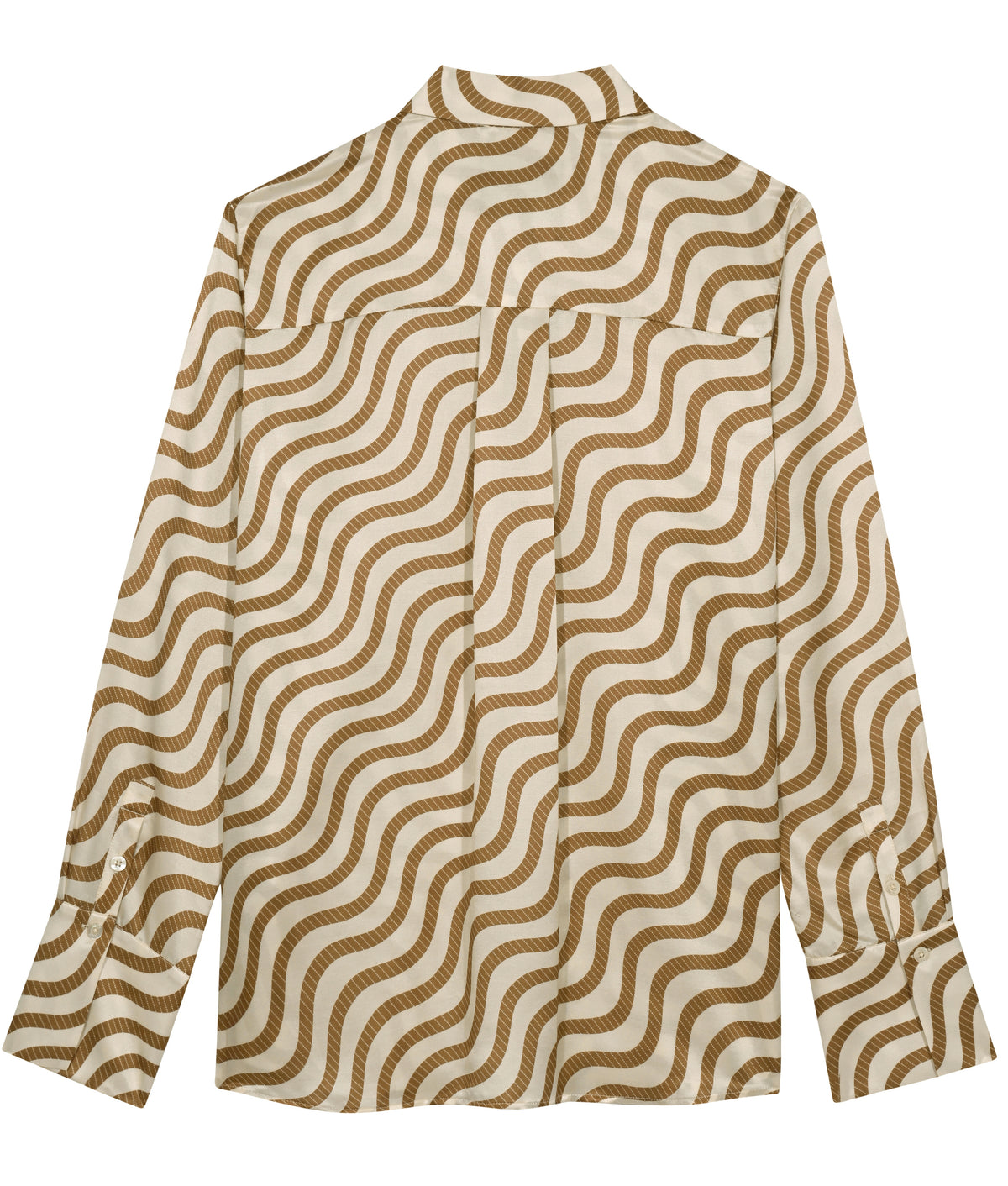 FIJI - Bespoke Sand Wave Striped Shirt- FINAL SALE