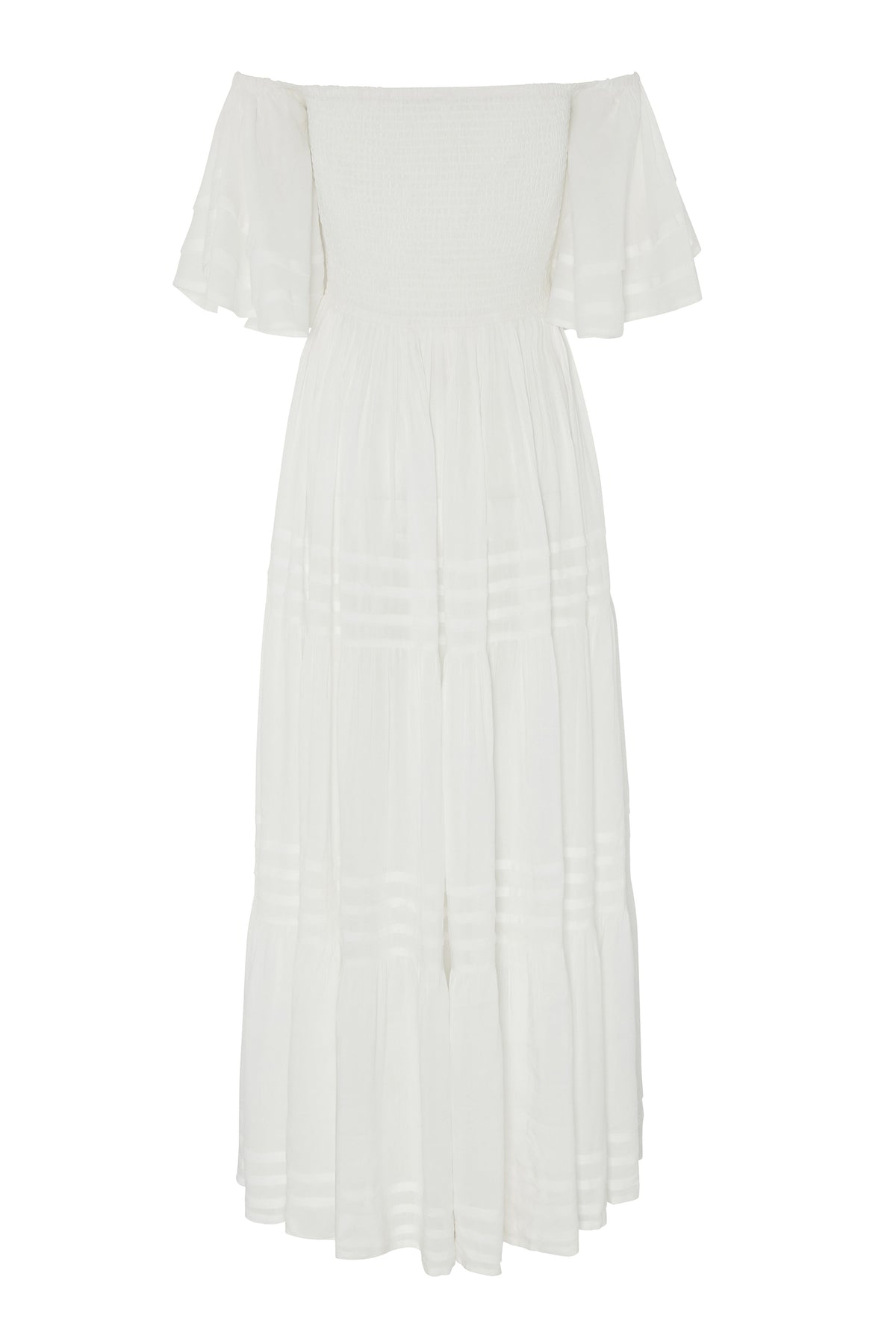 Valentina Dress in LENZING Linen | Soft White - FINAL SALE
