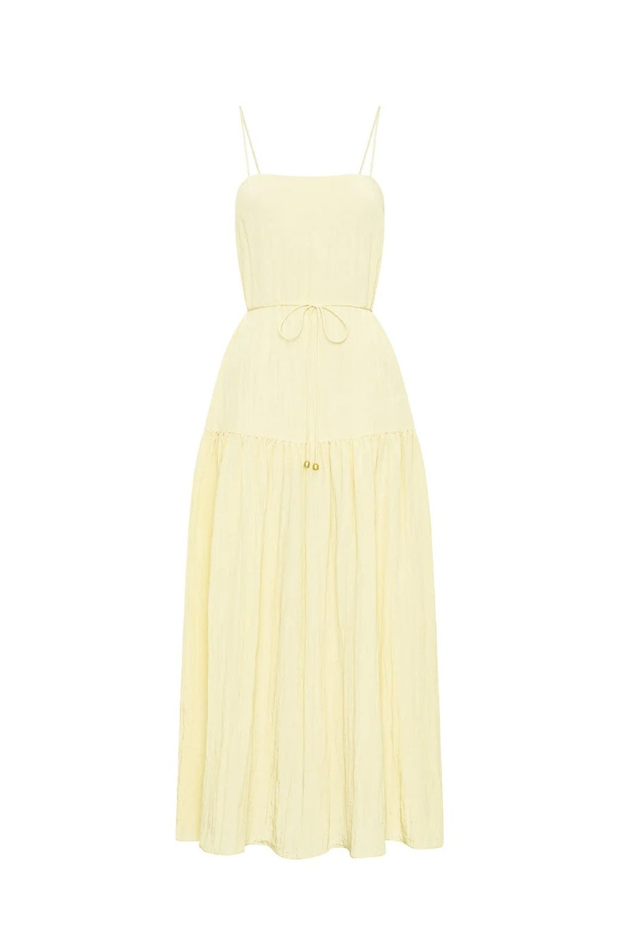 Uma Maxi Dress | Butter Yellow