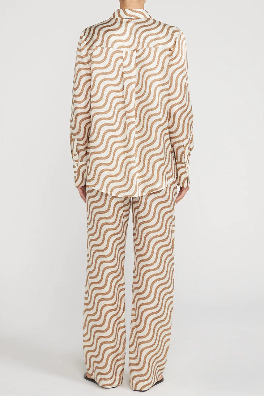 FIJI - Bespoke Sand Wave Striped Trouser - FINAL SALE