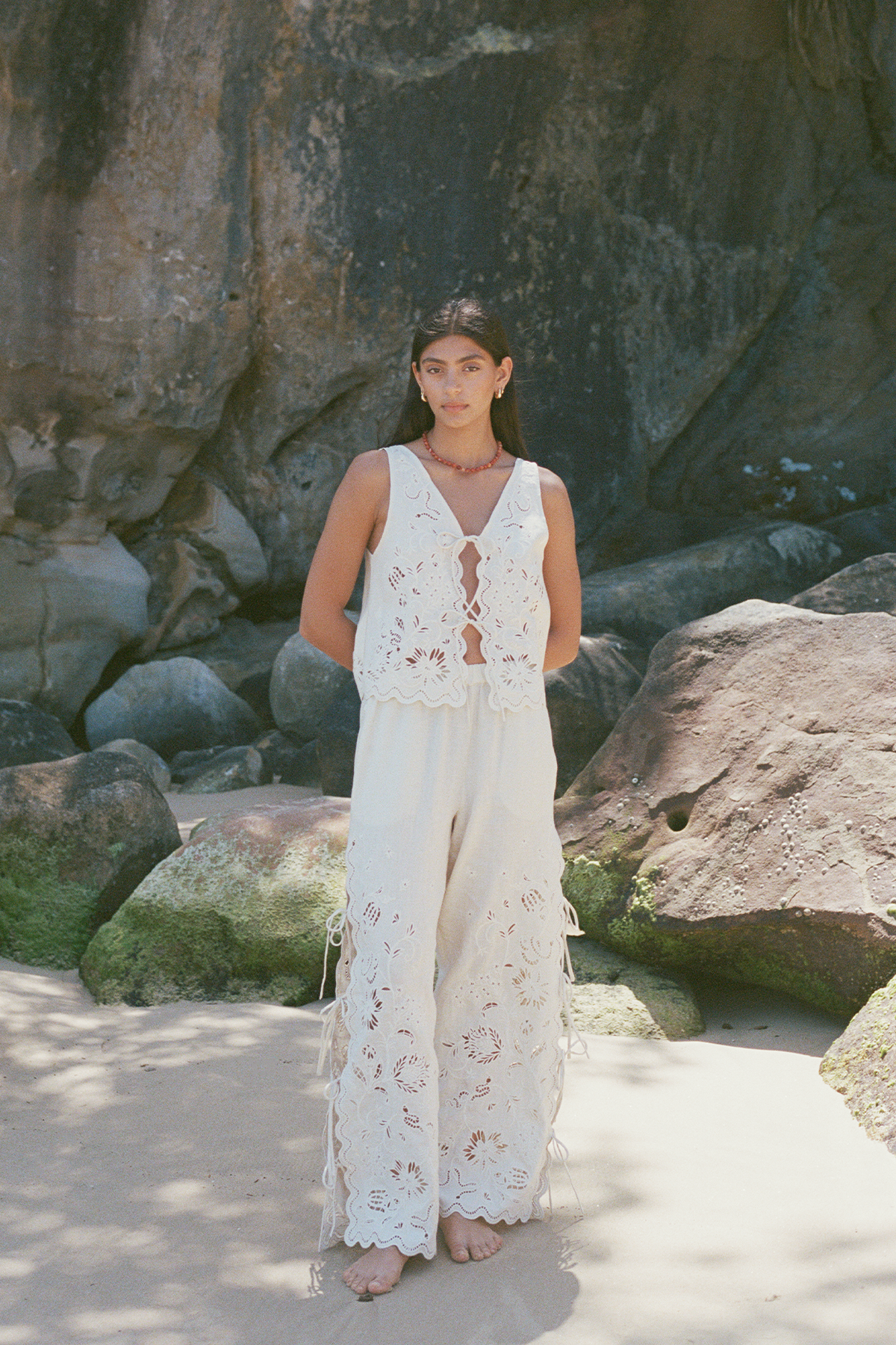 Kaia Top Serpentine Broderie | FINAL SALE