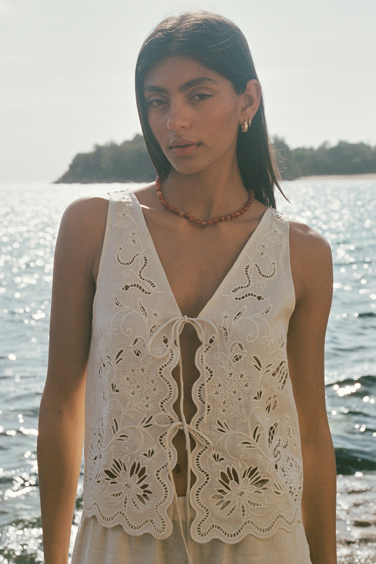 Kaia Top Serpentine Broderie | FINAL SALE