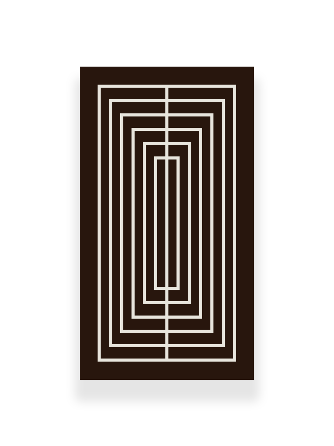 Krys Sarong - Umber &amp; Cream