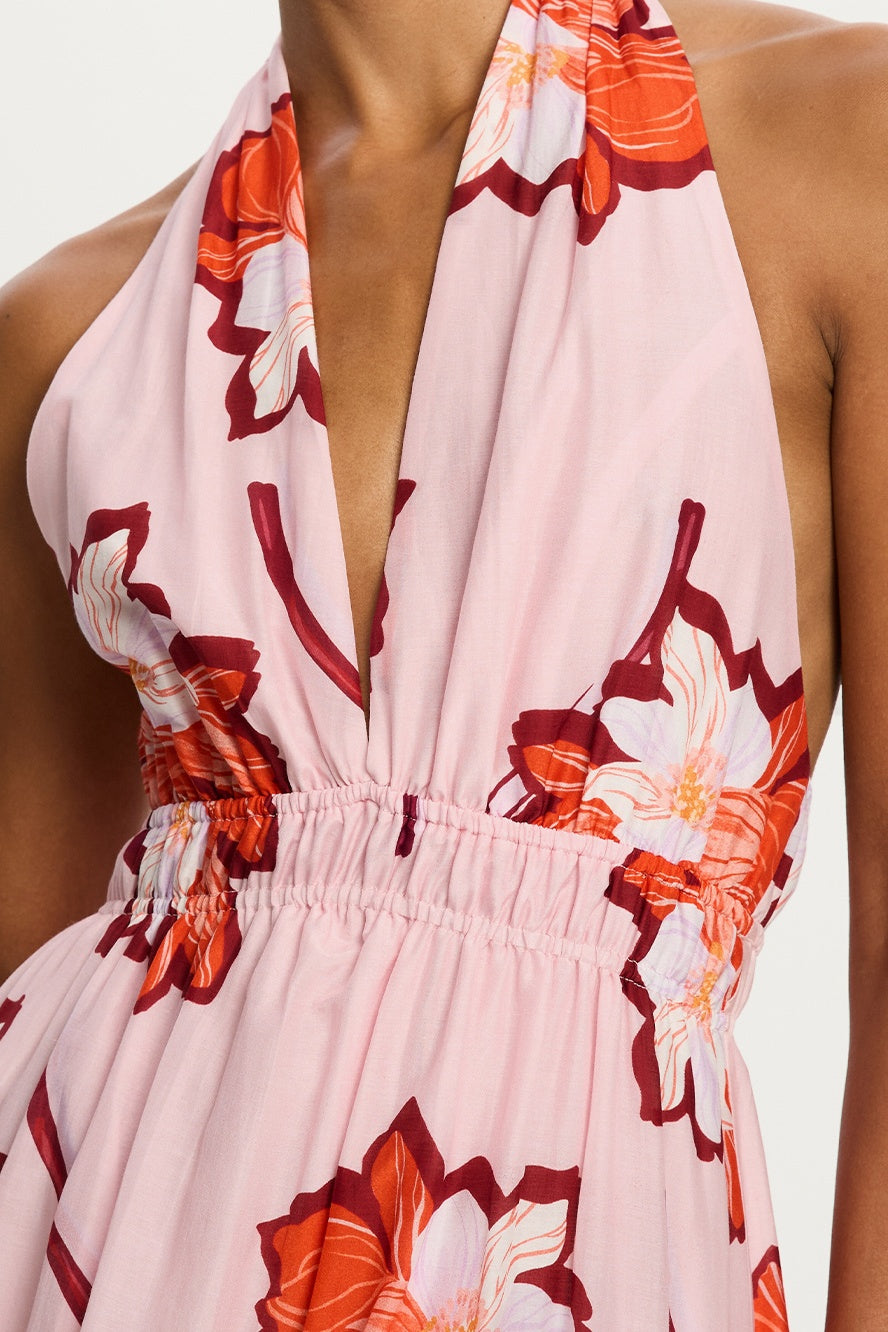 Lani	Halter Maxi Dress