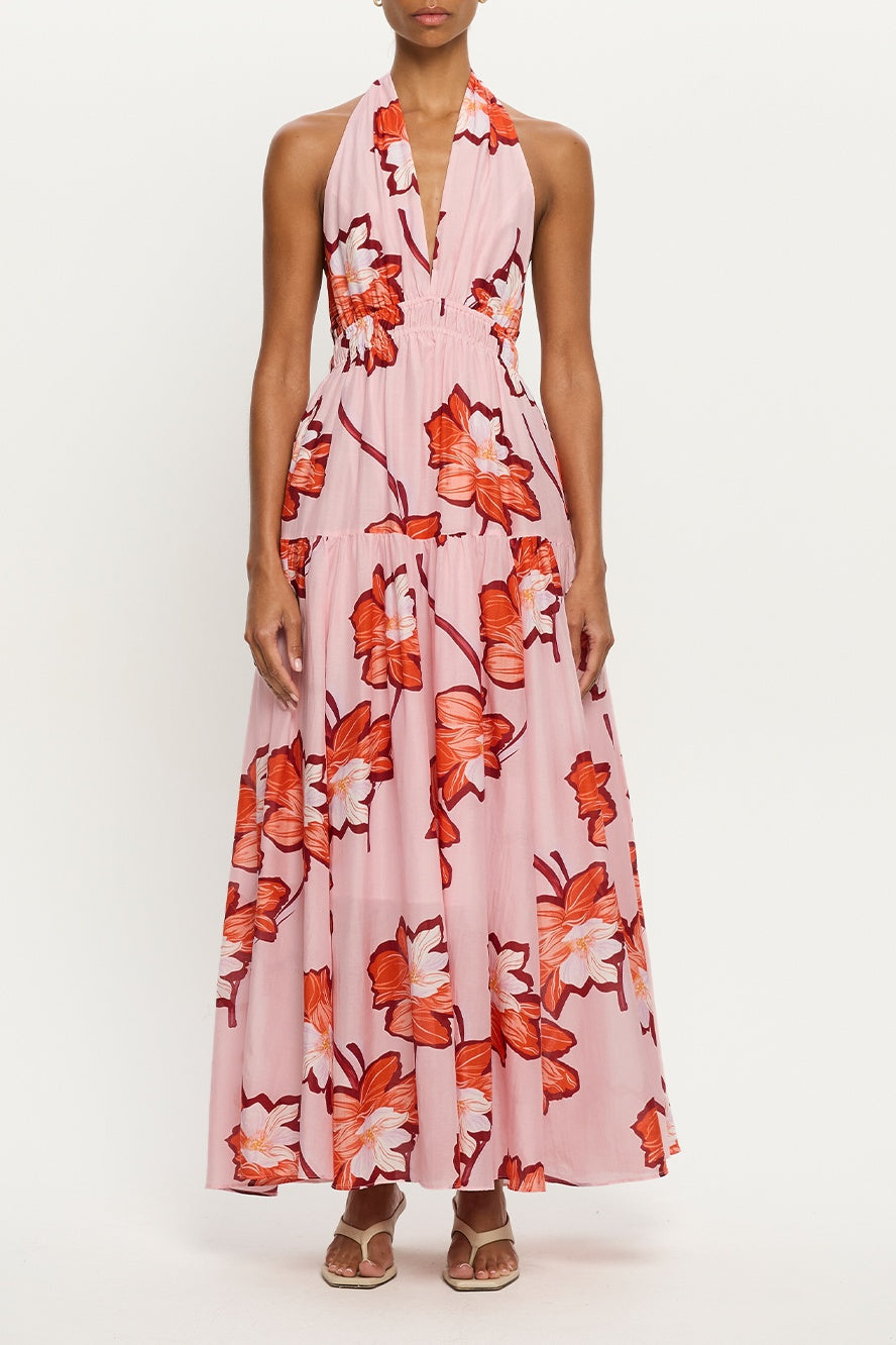 Lani	Halter Maxi Dress