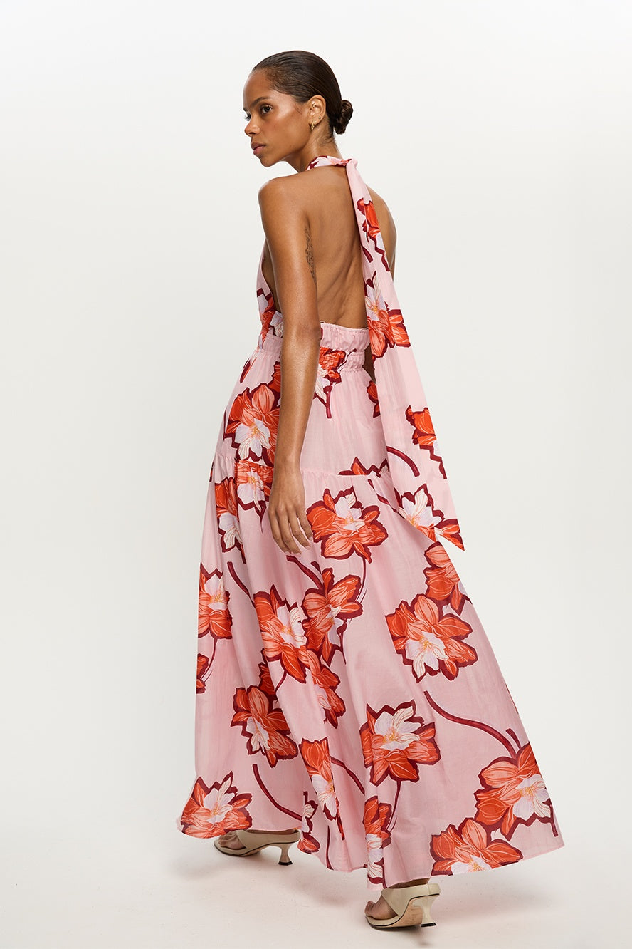 Lani	Halter Maxi Dress