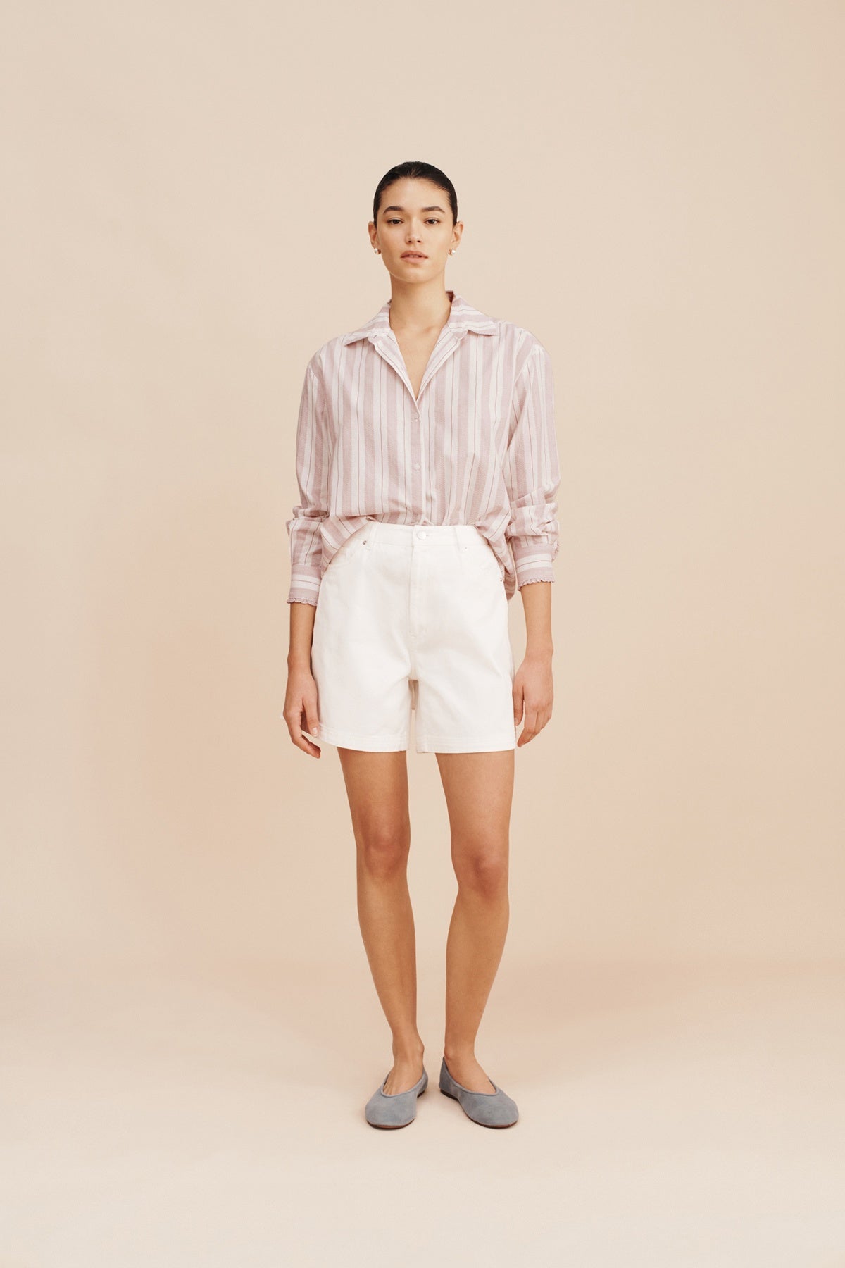 LENA SHIRT - VINTAGE STRIPE - FINAL SALE