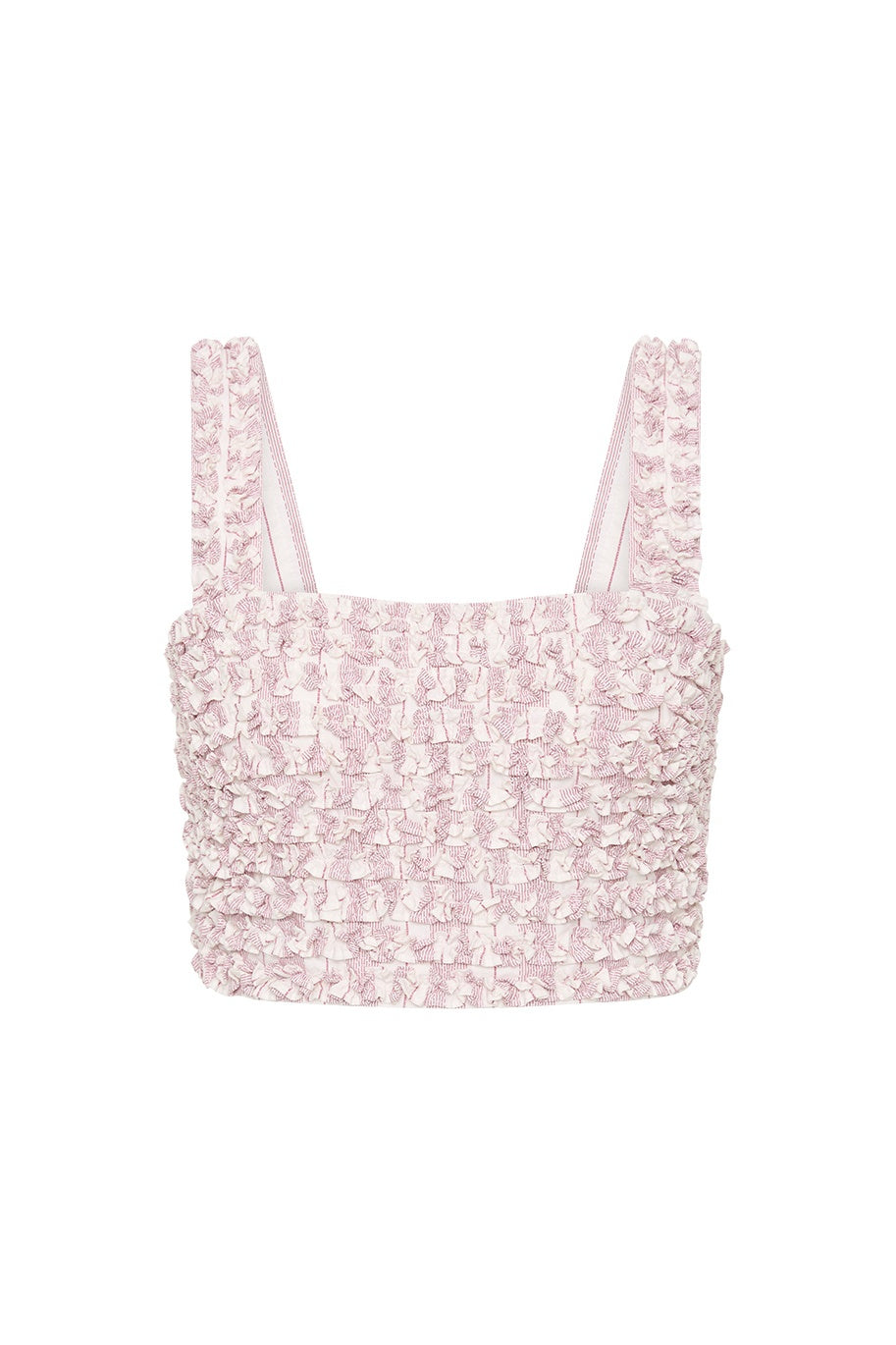 LENA CROP TOP - VINTAGE STRIPE - FINAL SALE