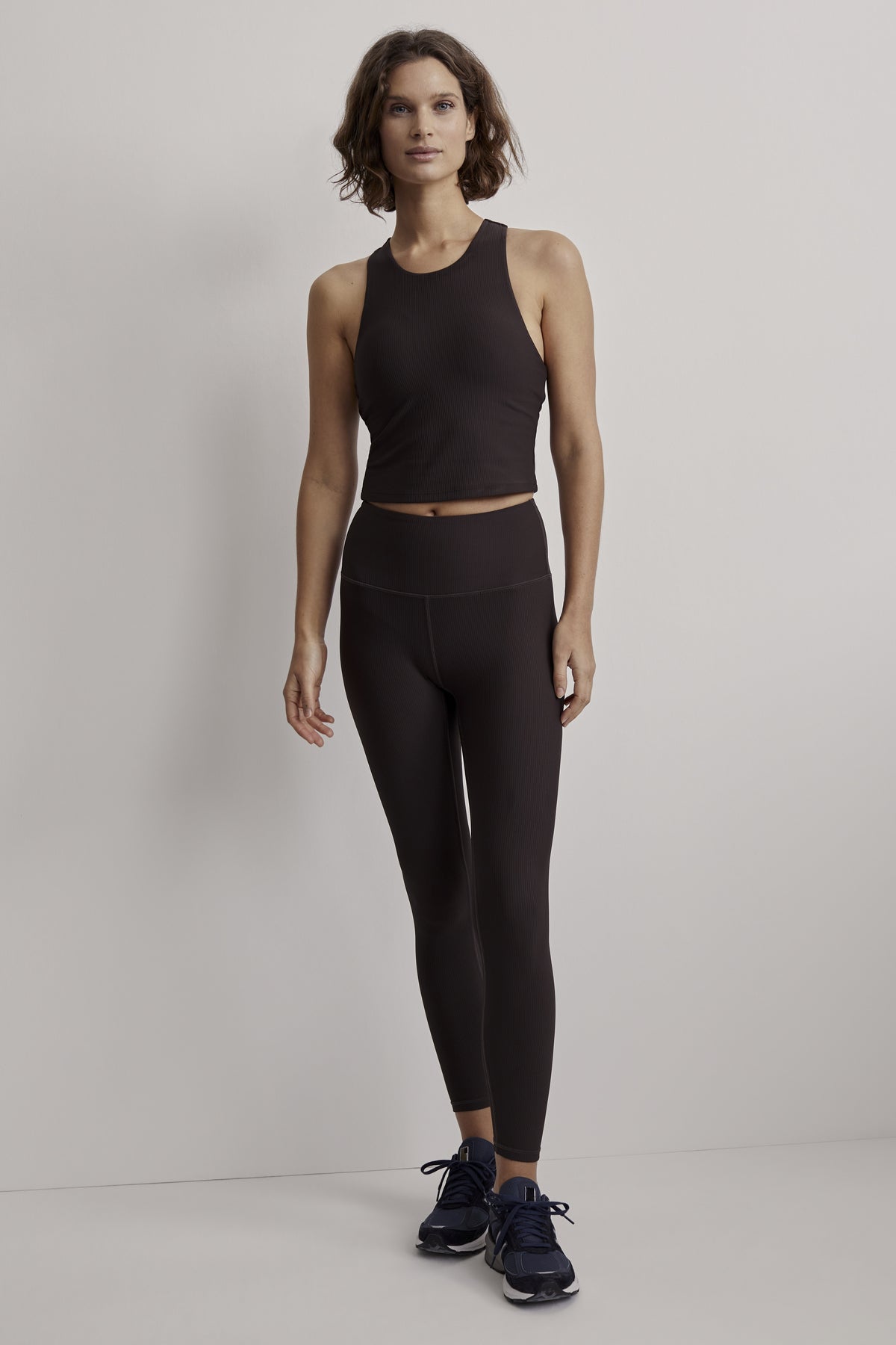 Let&#39;s Move Rib Kempton Bra Top | Chocolate | FINAL SALE