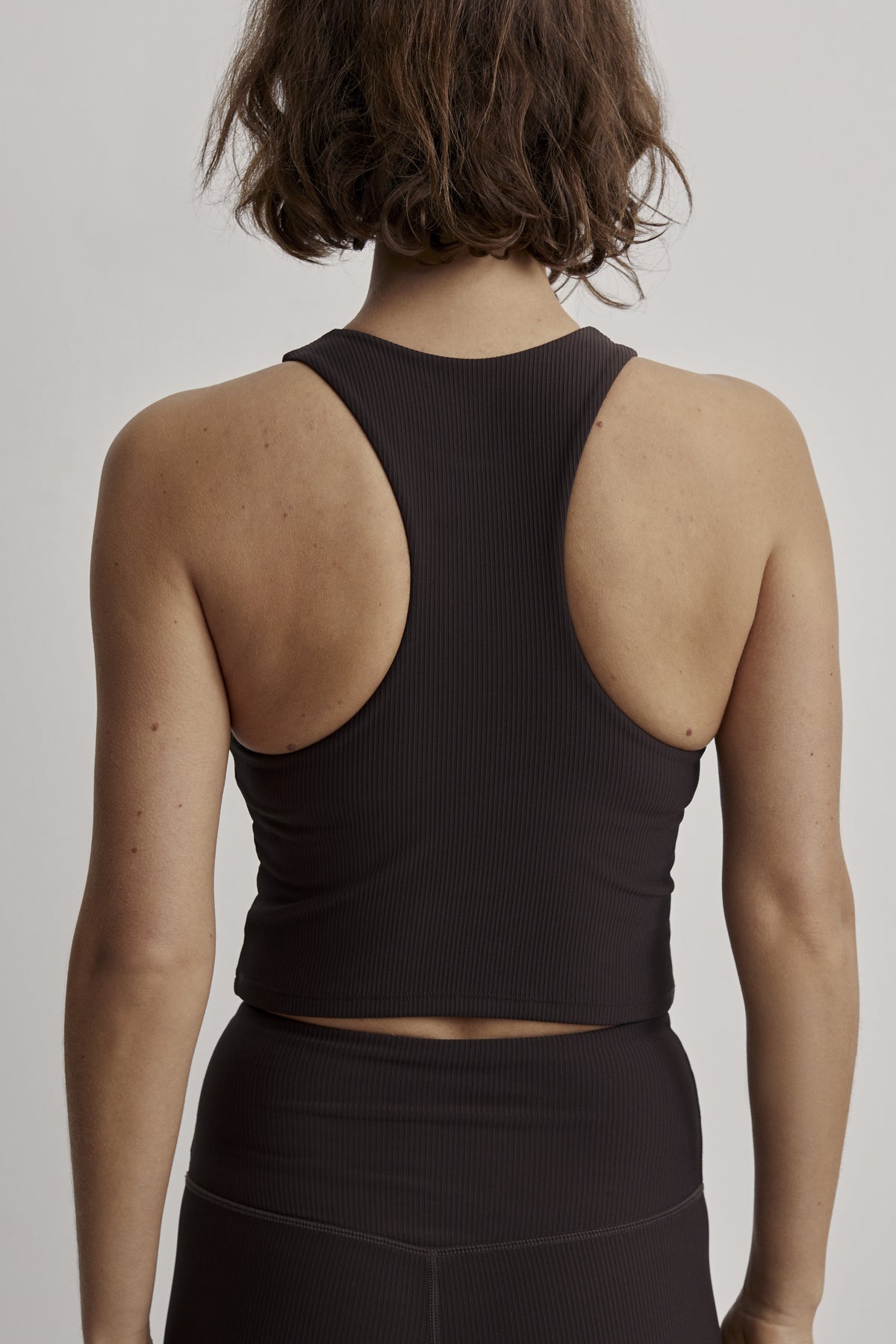 Let&#39;s Move Rib Kempton Bra Top | Chocolate | FINAL SALE